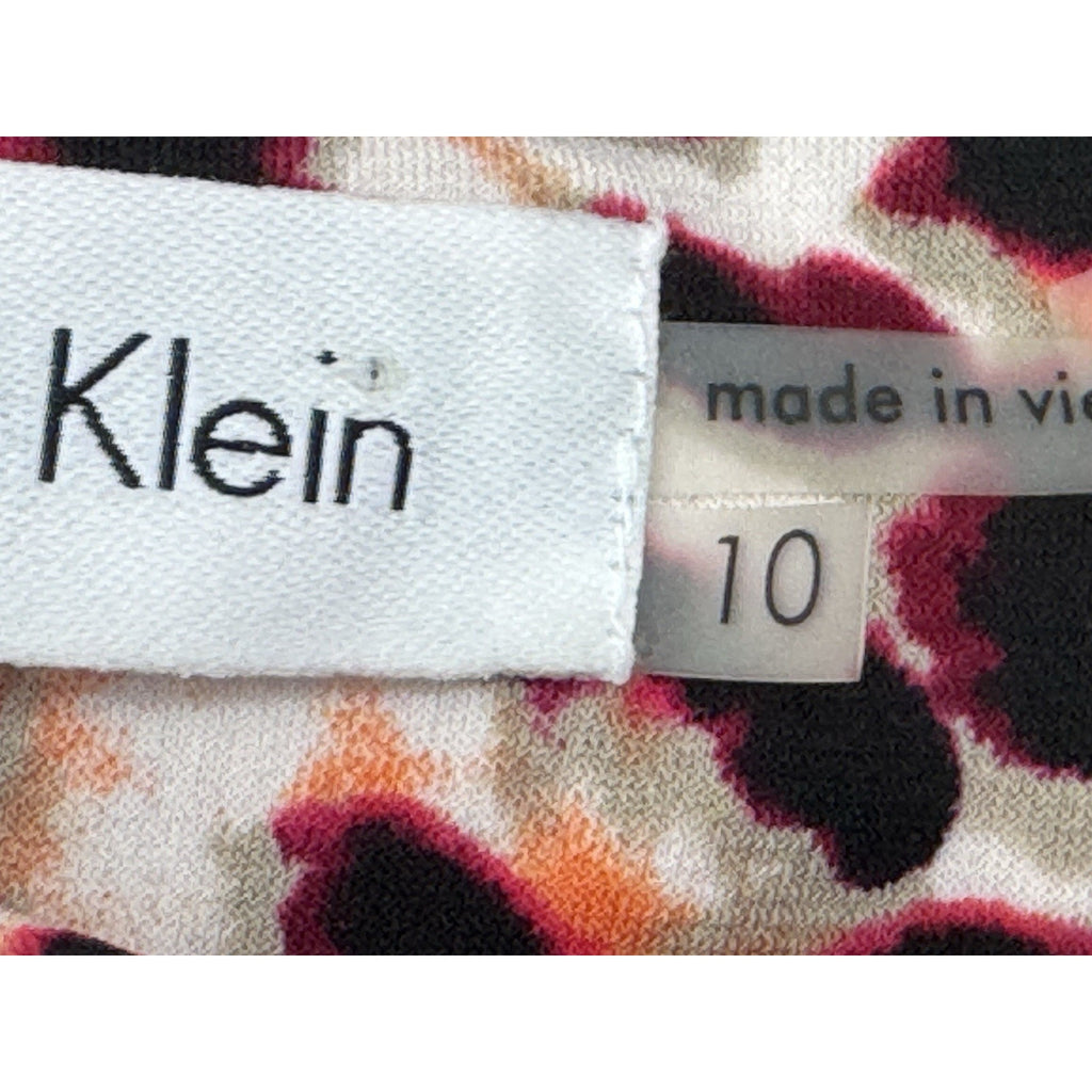 CALVIN KLEIN Sleeveless Black Pink Jumpsuit Romper Women’s Size 10 NWOT