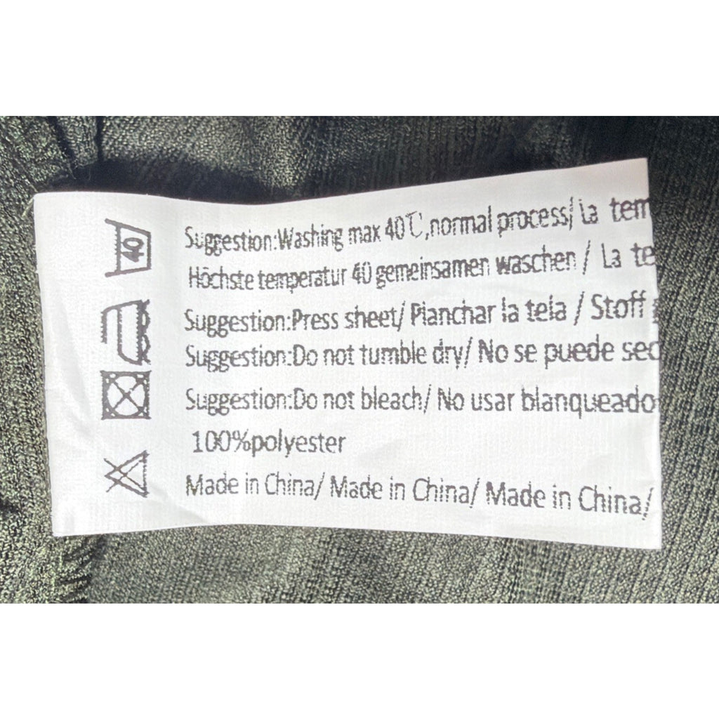 New COOFANDY Men's Corduroy Long Sleeve Button Down Shirt Green Size Medium