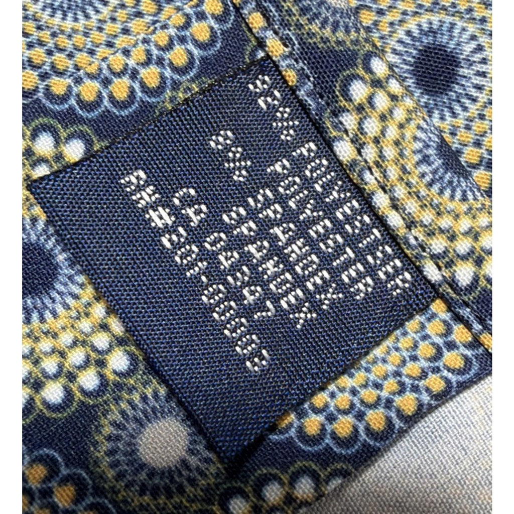 LUGANO Switzerland Multi Color Dot Print Button Down Dress Shirt Stretch Size M