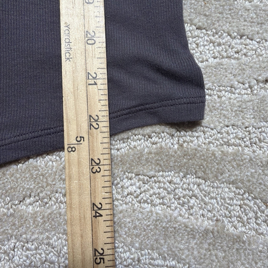 Athleta Tank Top Womens XS Gray Ribbed Soft Sleeveless Active Athletic