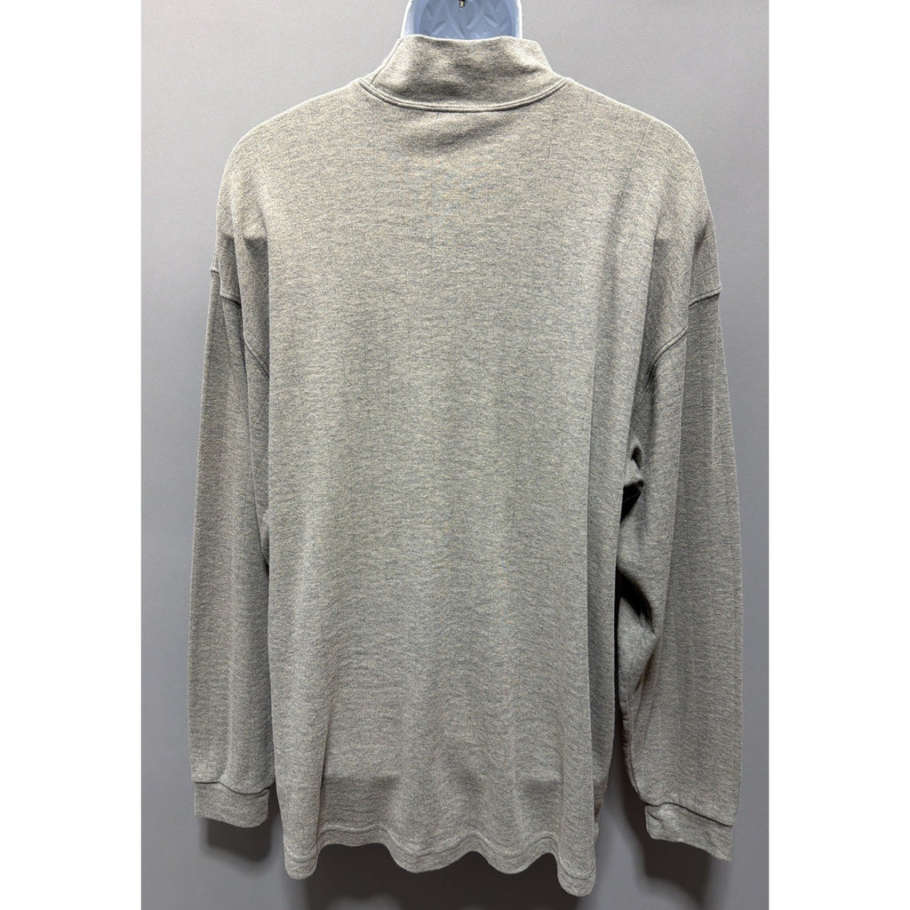 Farah Sweater Men's Size XL Sage Green Wide Ribbed Pullover Mock Sweater