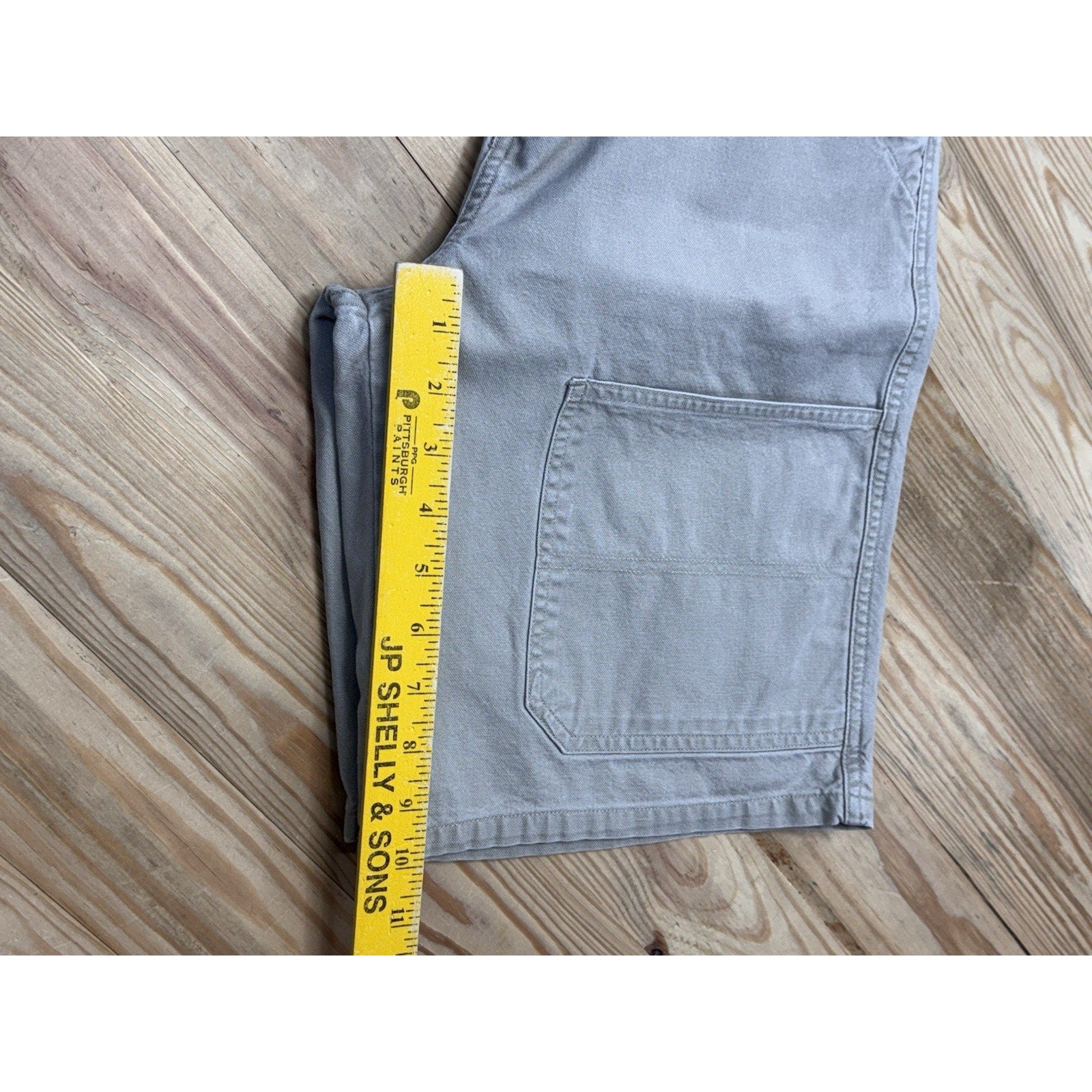 Tommy Hilfiger Vintage Chino Square Pocket Canvas Shorts Khaki Men’s Size 30