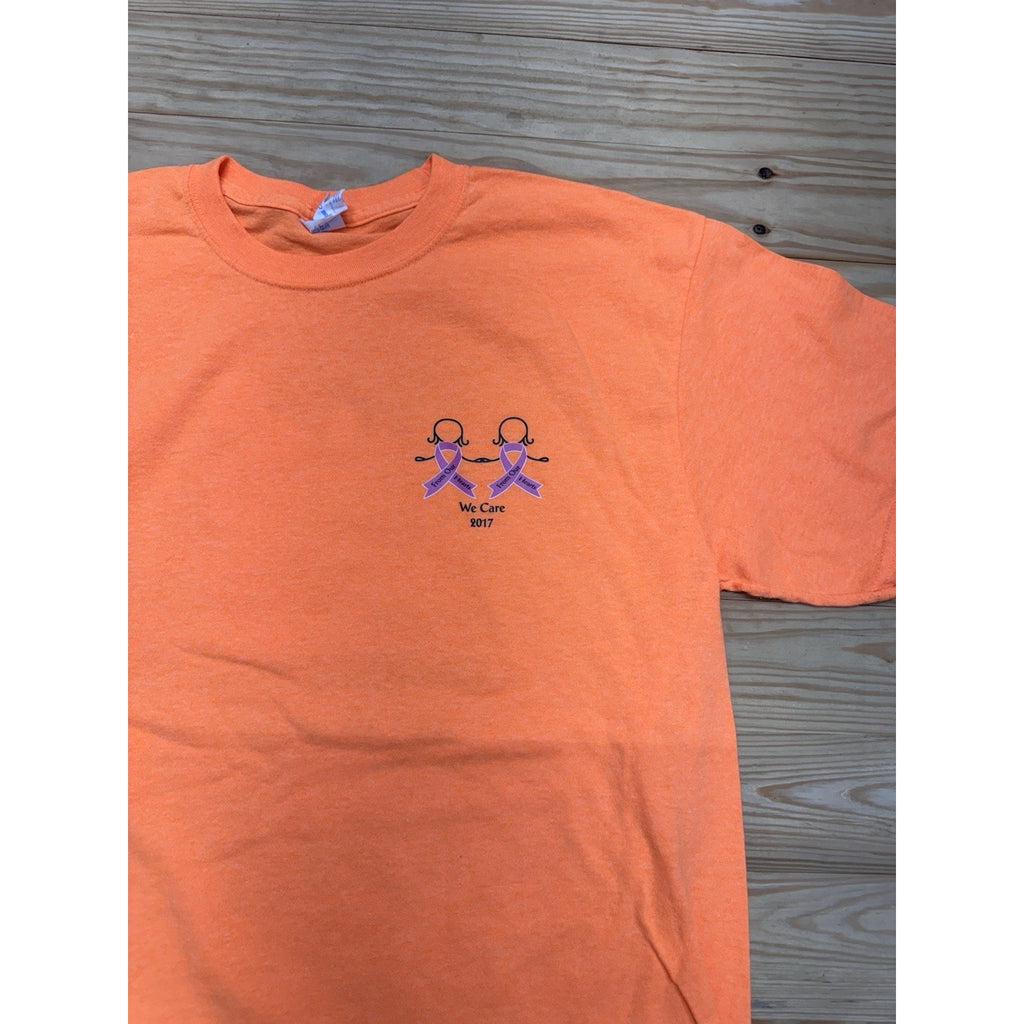 Port & Company Orange Pine Island Florida Breast Fest 2017 5K Men’s Size Large