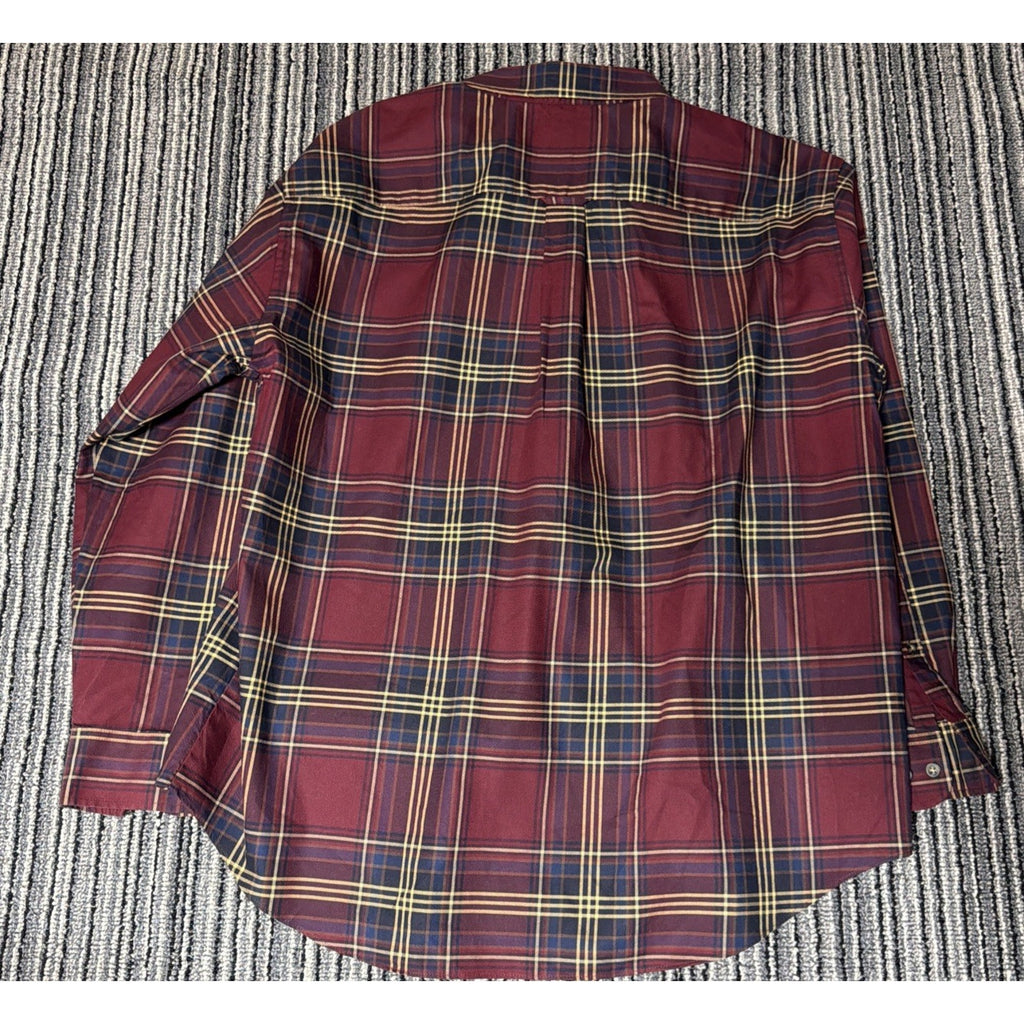 St. Johns Bay Easy Care Button Up Long Sleeve Shirt Men's Size XXL NWOT