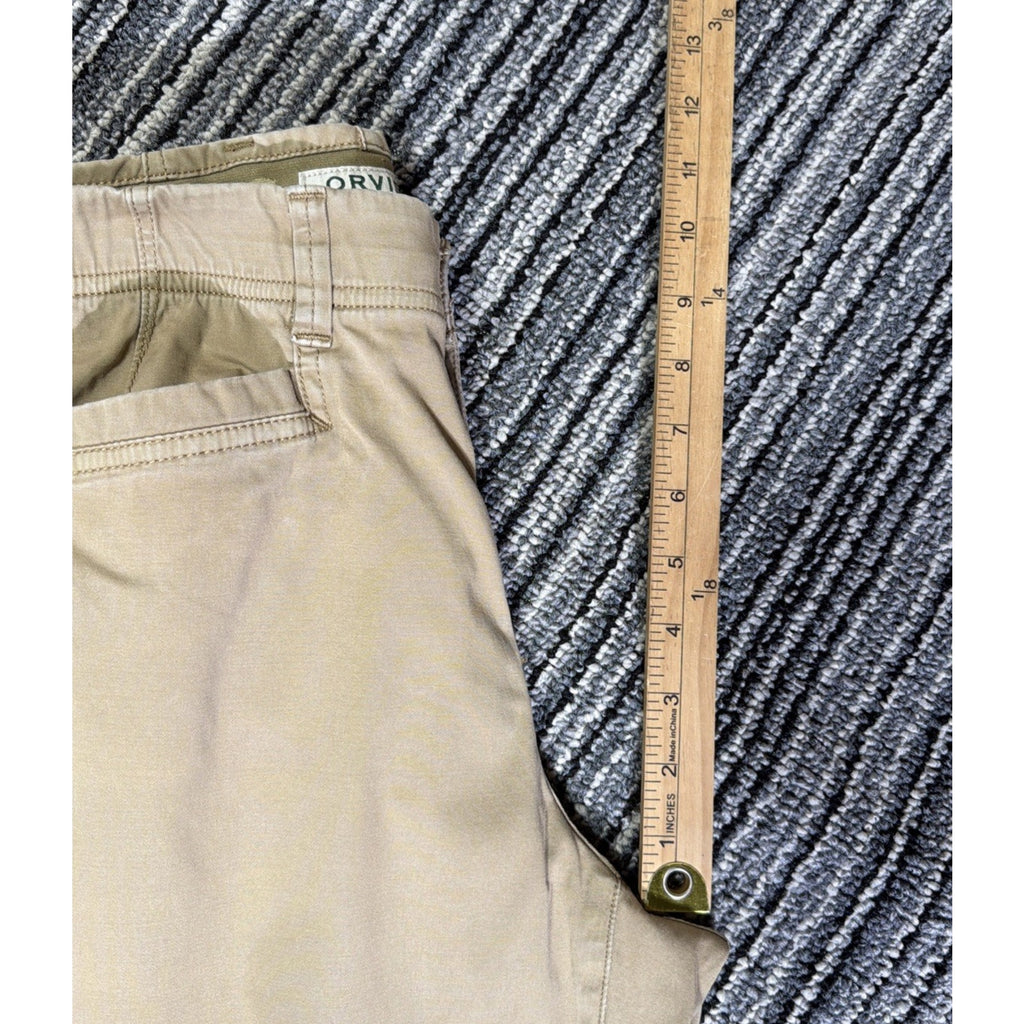 Orvis Women’s Size 10 Khaki Cotton Stretch Straight Leg Chino Pants