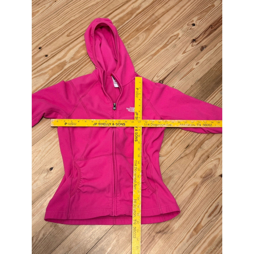 The North Face Pocket Hoodie Jacket Yoga Pilates Fleece Hot Pink Women’s Small