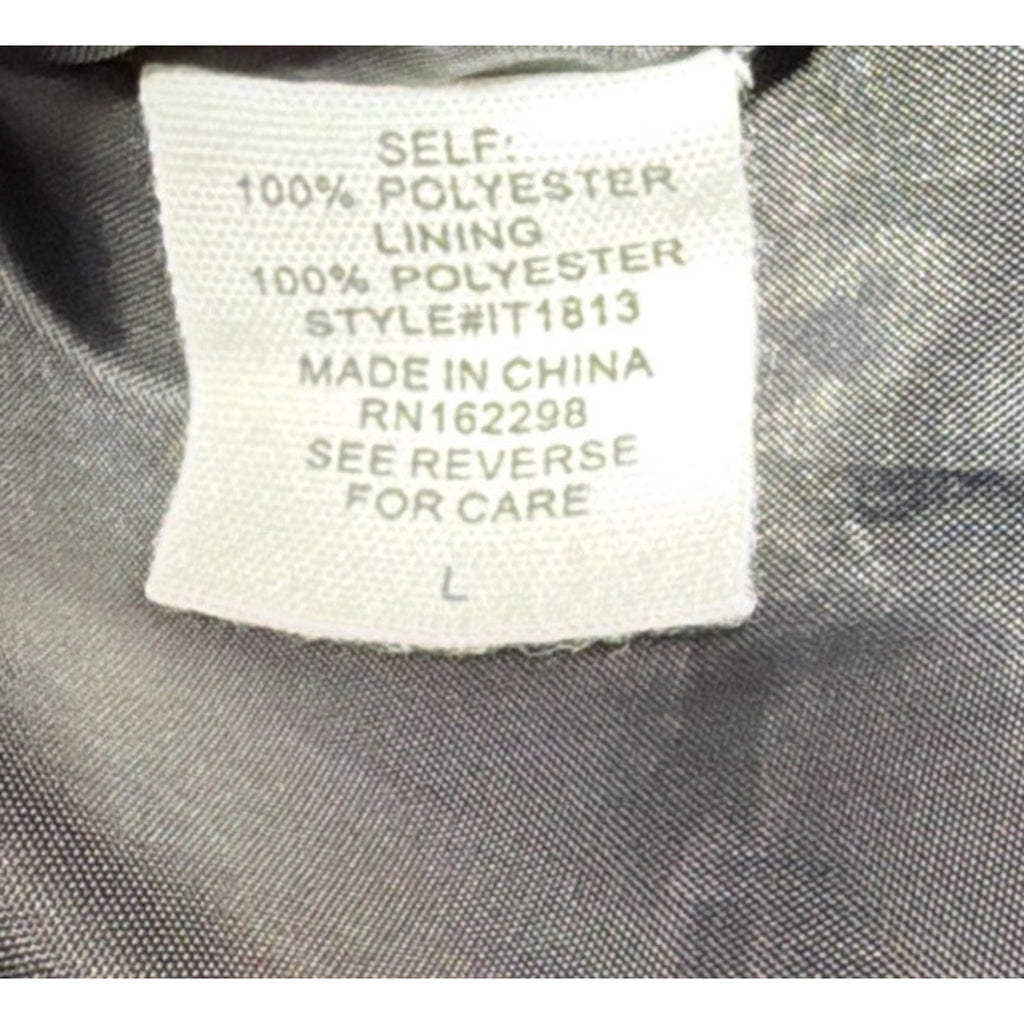 Bucket List Down Black Ruffle Sleeve Puffer Vest Collared Sleeveless Jacket XL