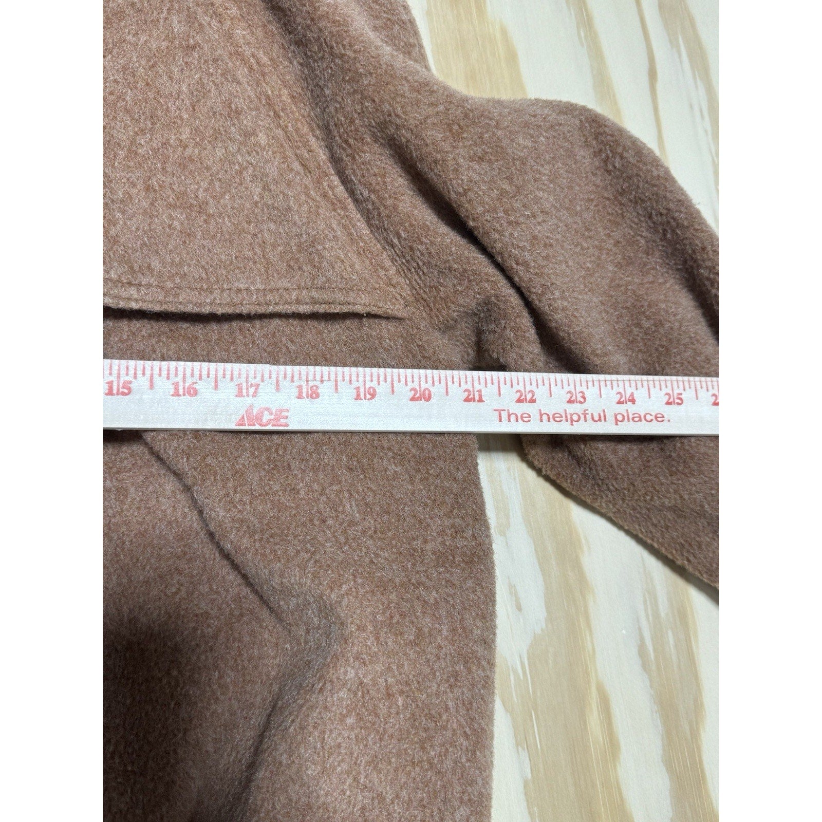 Vintage Kahn’s Boulder CO Wool Coat Womens Long Brown Oversized Boho Coat M/L