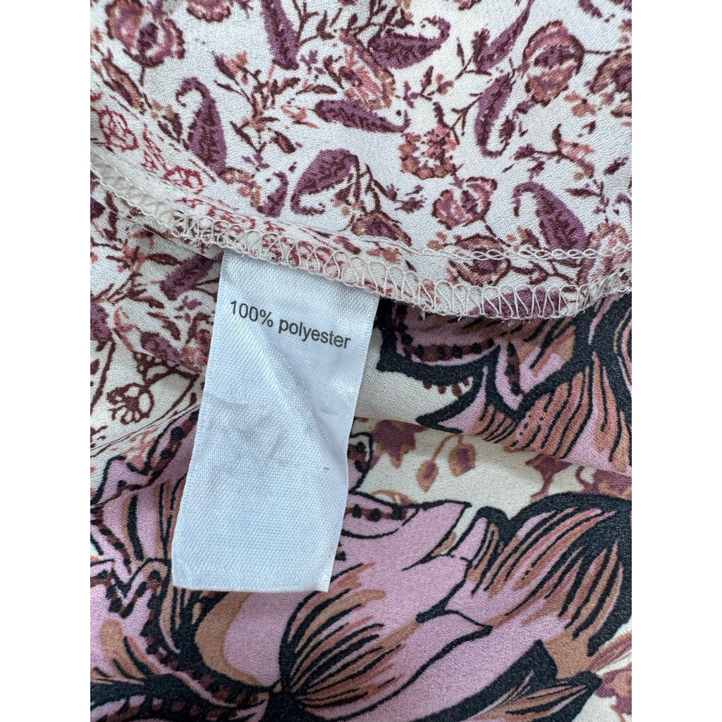 Maurices Punk Hues Patchwork Floral Babydoll Tank Top Women’s Size Large NWT