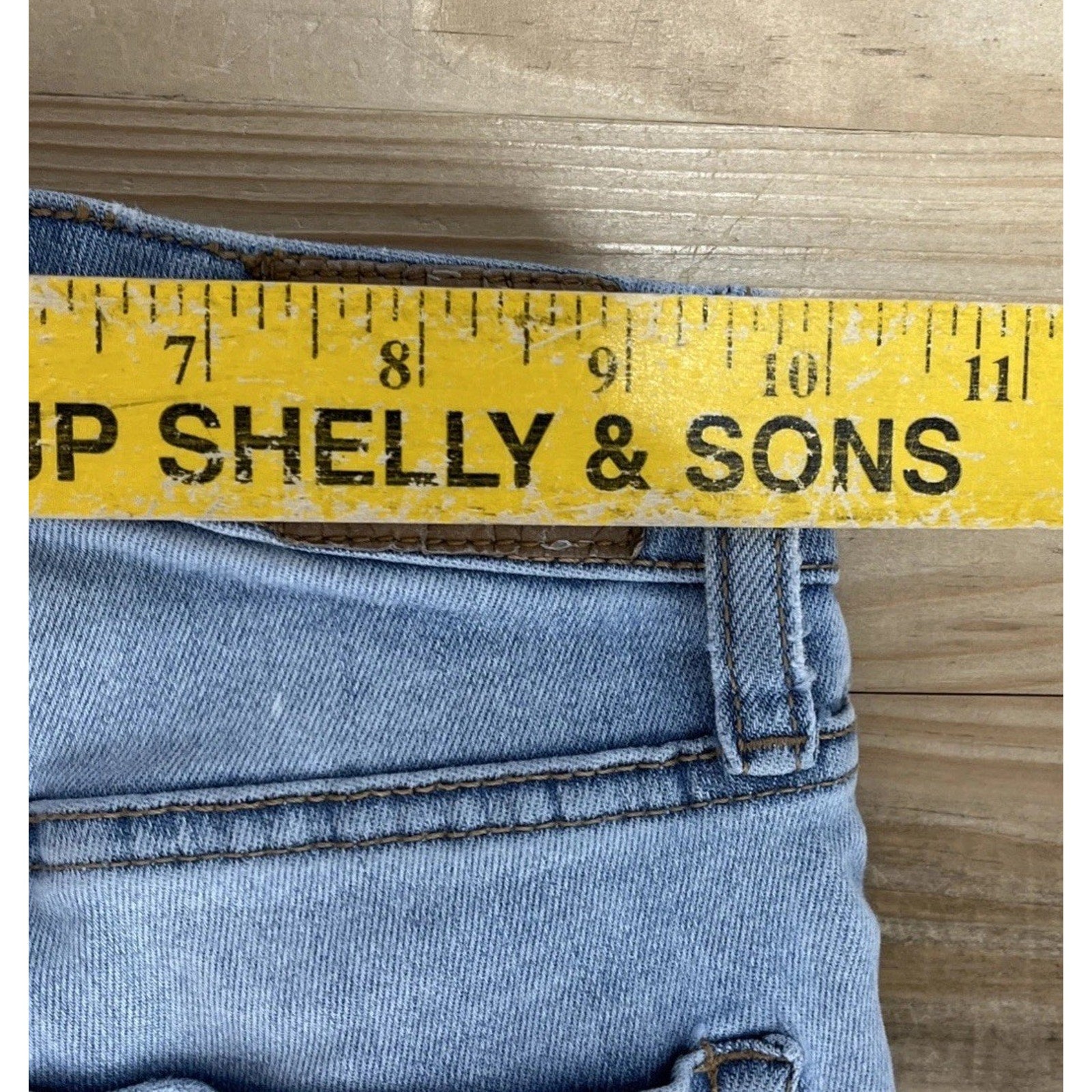 Aeropostale Size 000 Jeans Super High Rise Ankle Jeggings Distressed Destroyed