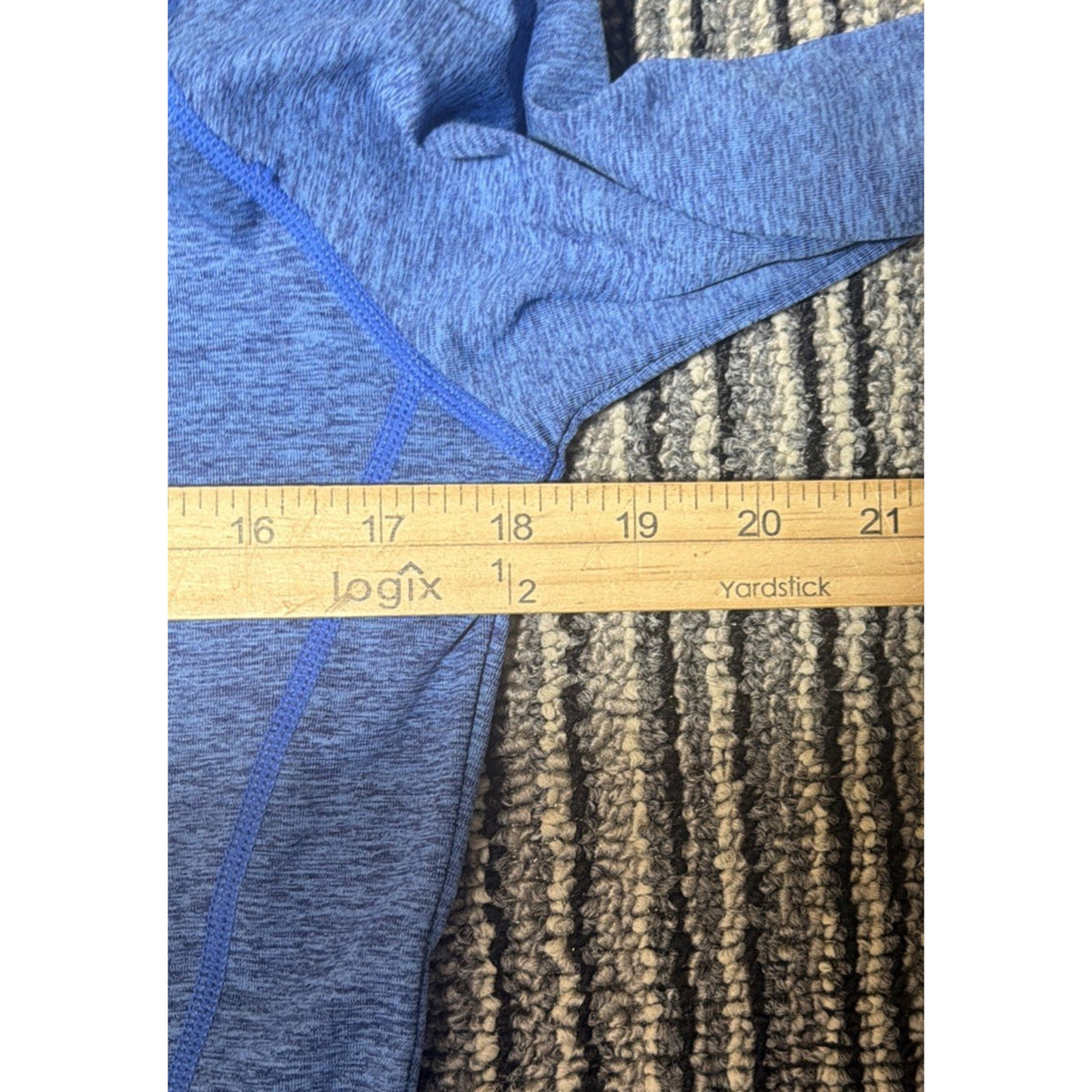Cool Run Size S Womens Blue 1/2 Zip Athletic Running Pullover Stretch NWOT