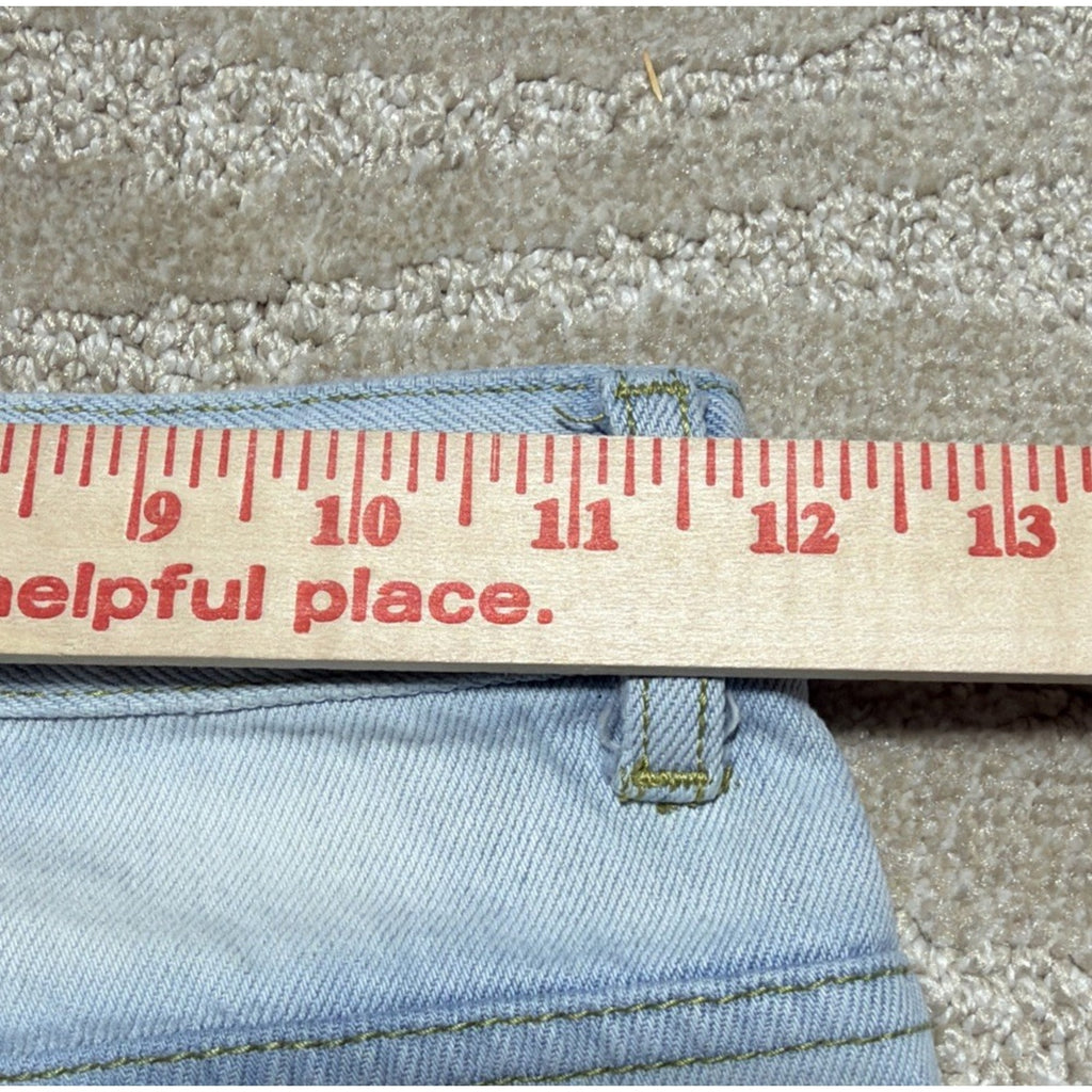 English Factory 23 High Rise Straight Distressed Cropped Women’s Jeans