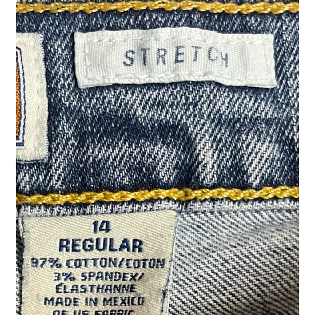 OLD NAVY Denim OND JEANS Stretch Boot Cut Stretch Just Below Waist 14 33x31