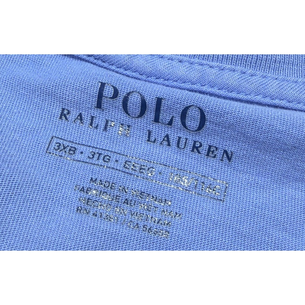 Polo Ralph Lauren Pocket Tee Shirt Men's Crew Neck, Blue Big 3X