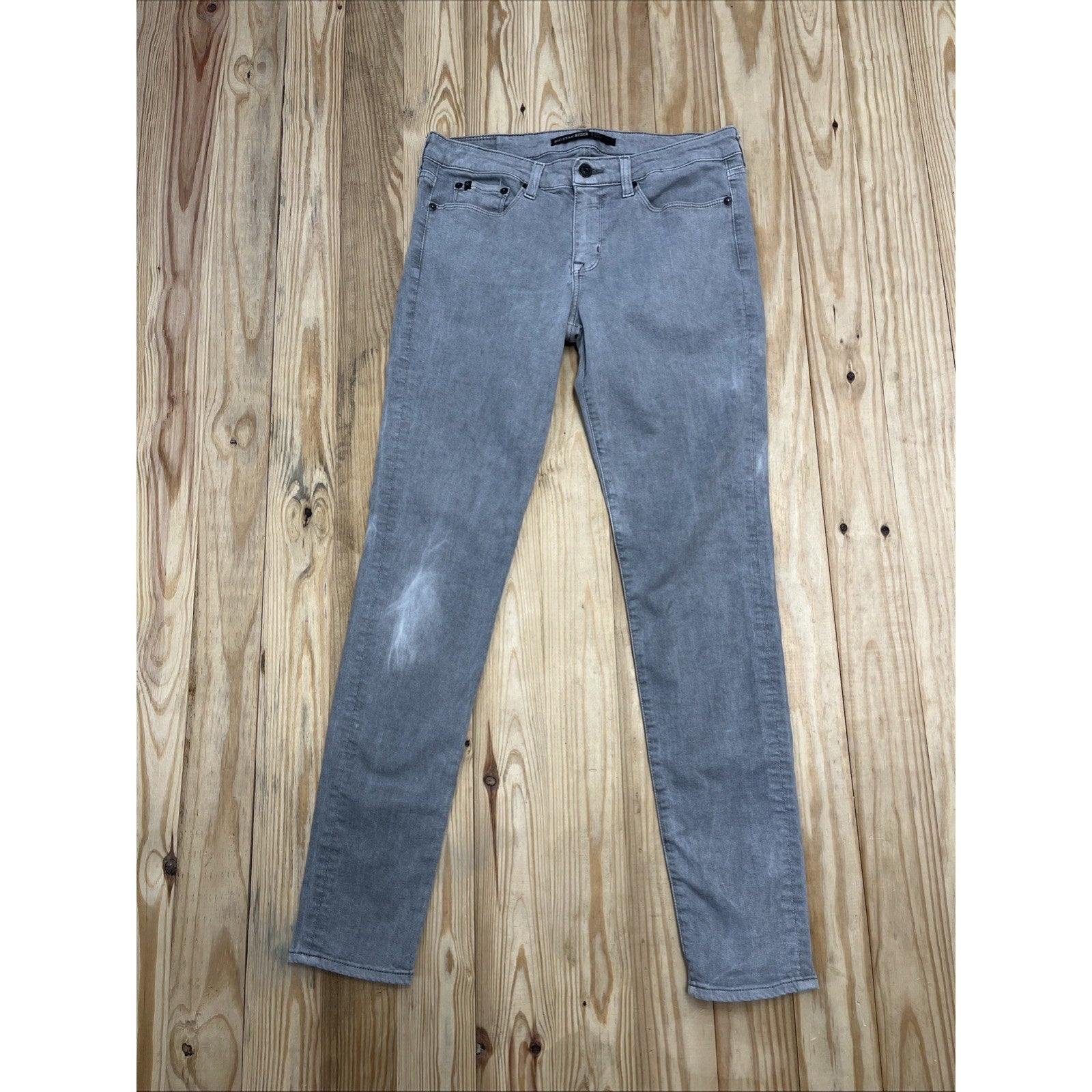 Big Star Alex Skinny Jeans Womens Size 29 Denim Grey Stretch