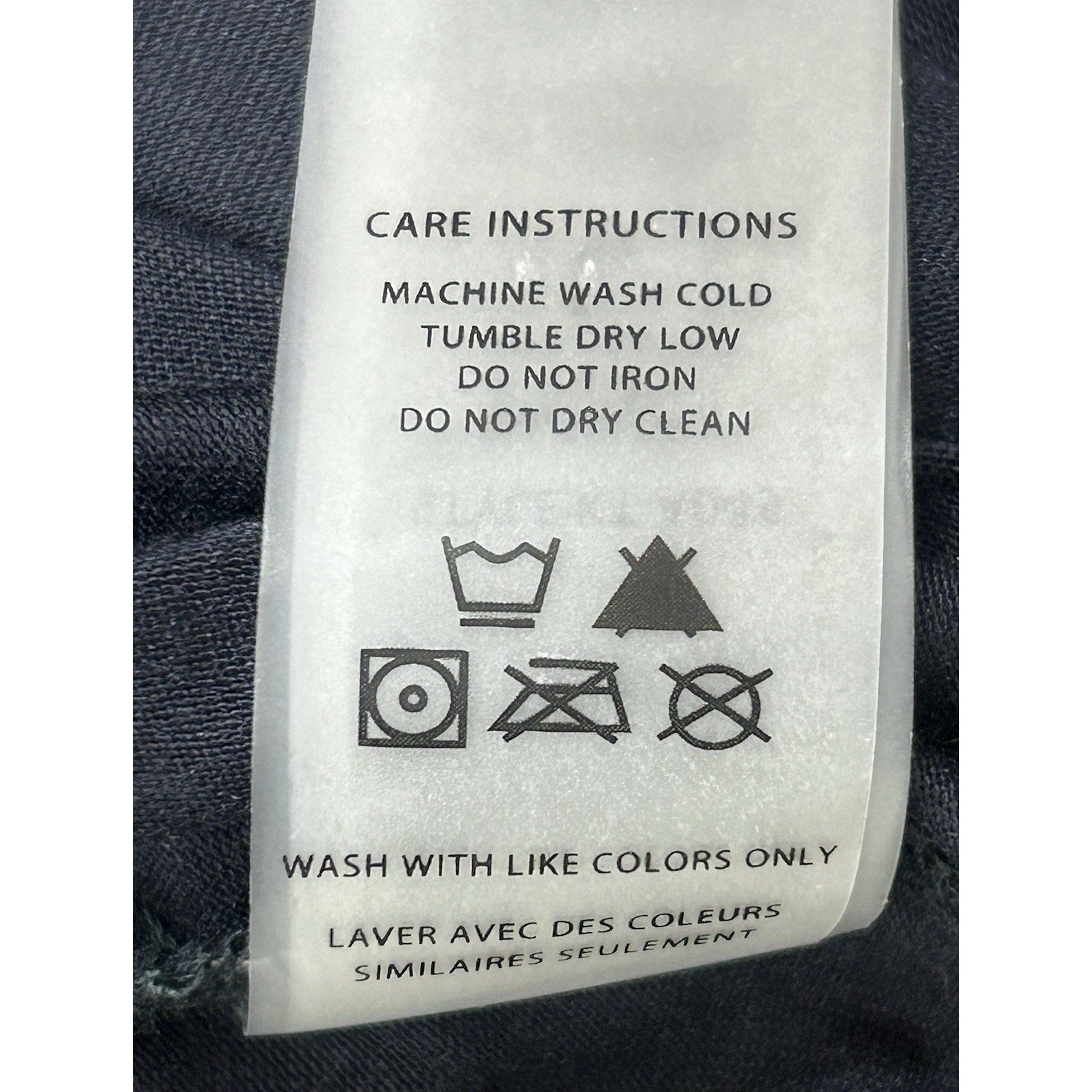 Women’s Mono b Size Large Tencel Hi-Lo Dark Navy Shirt New With Tag.