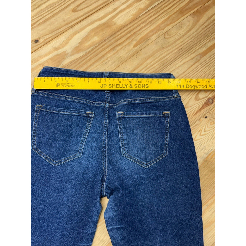 Old Navy Super Skinny Jeans Womens Sz 4 27X27 No Tag Blue Denim Stretch Mid Rise