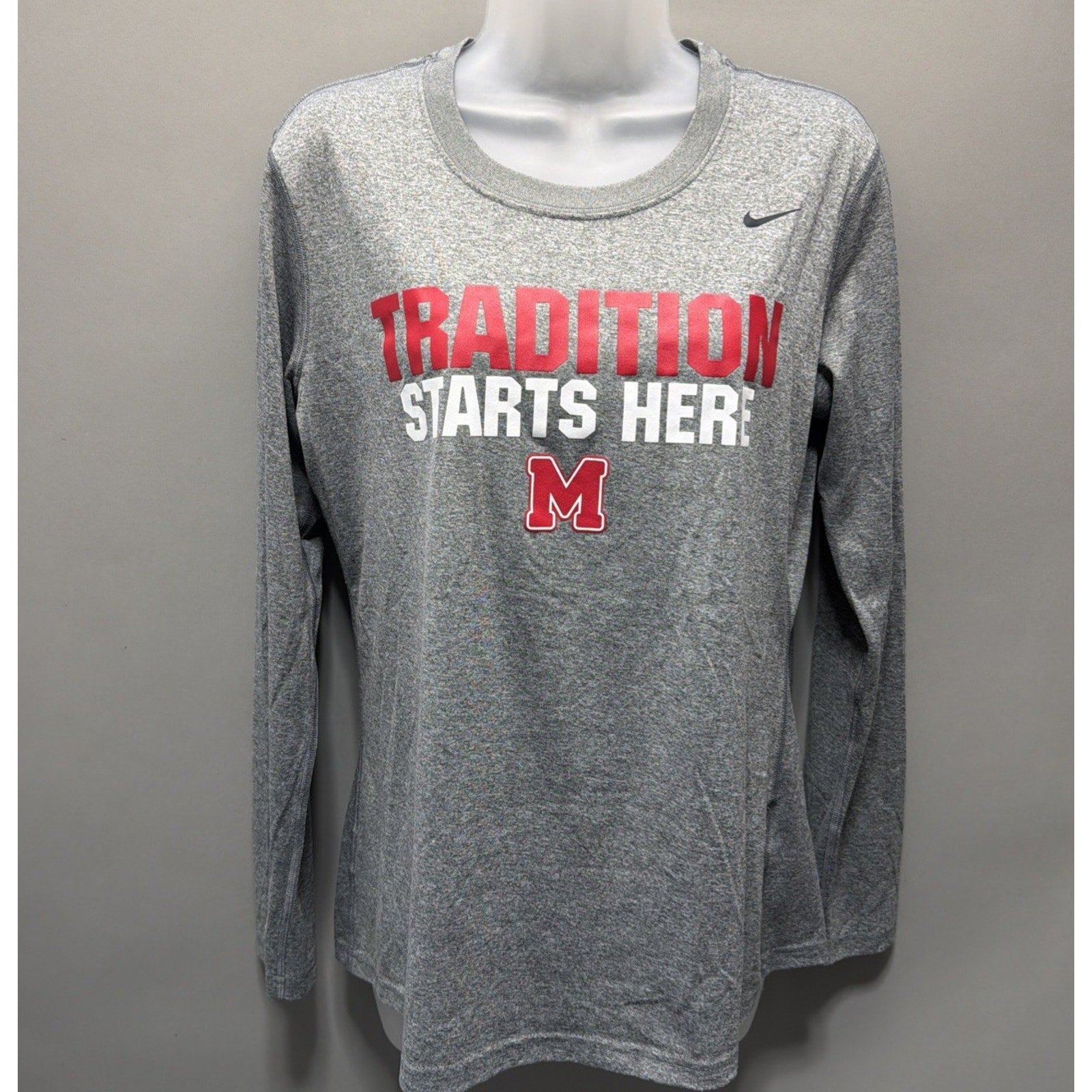 Ole Miss Nike Dri Fit Womens NCAA Game-Day Long Sleeve Top Size Medium