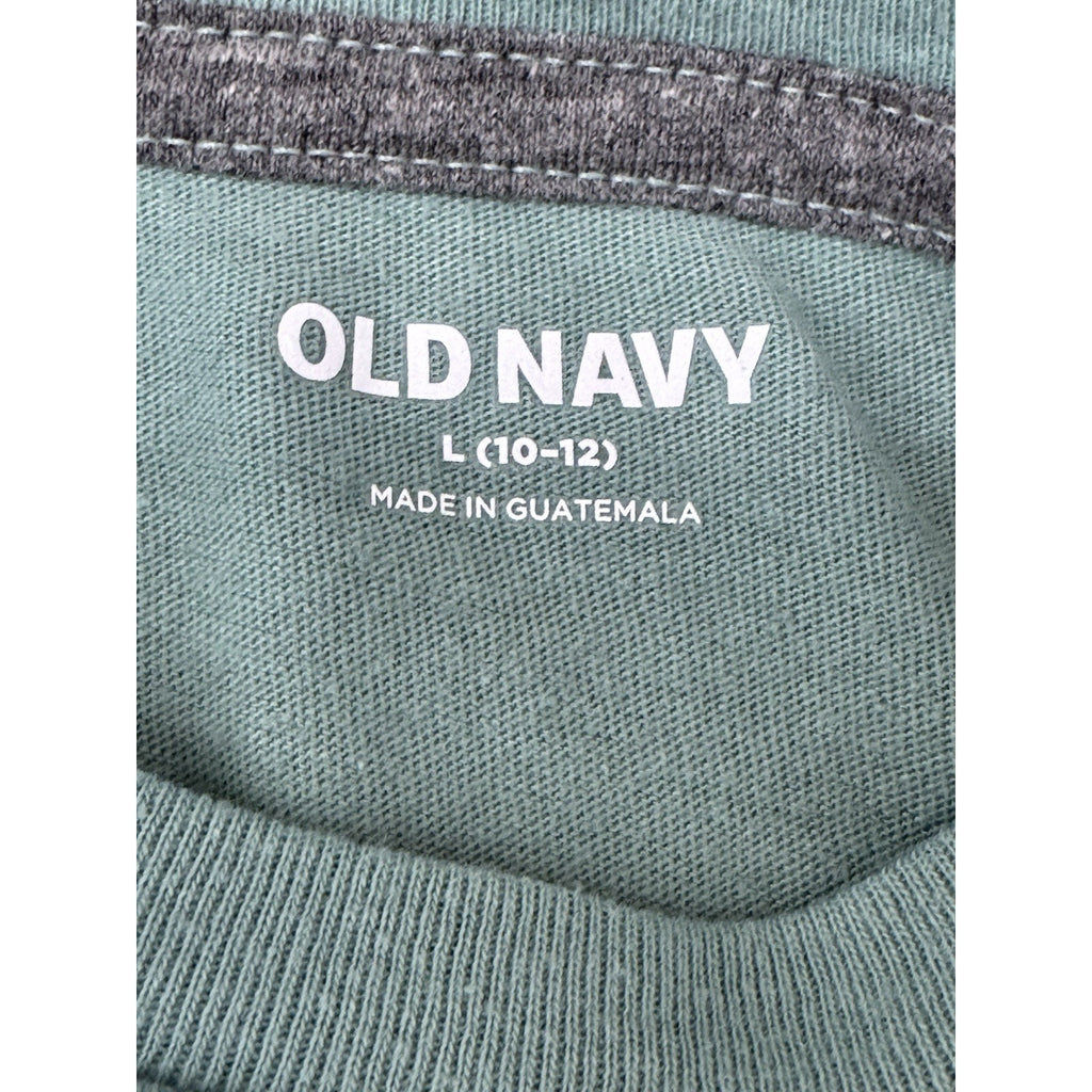 Old Navy Chill Out T Shirt Green Boys Youth Large (10/12)