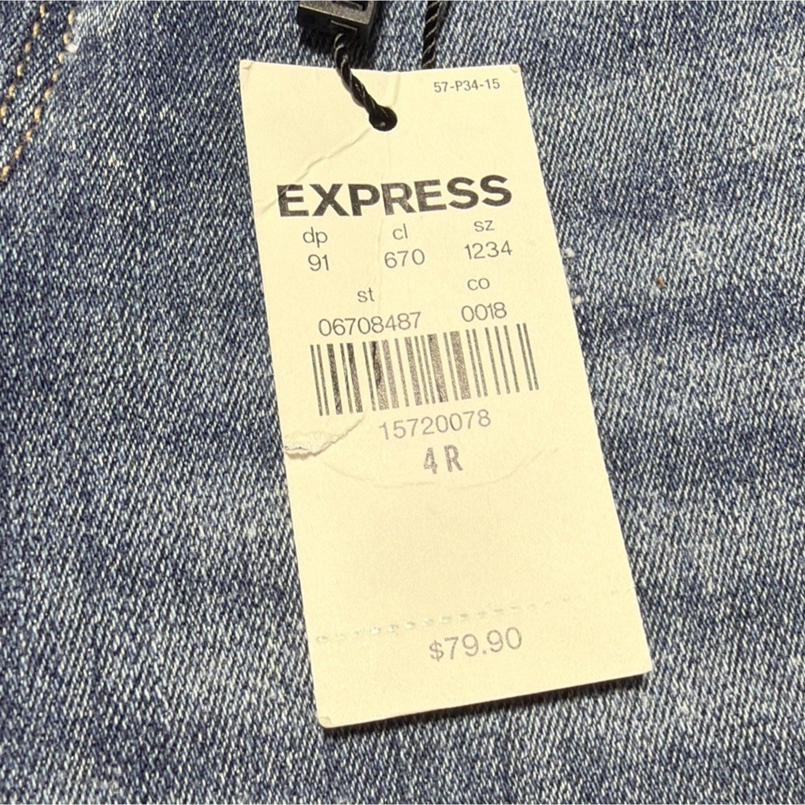 Express Mid Rise Boot Stretch Women's Bootcut Jeans Size 4 Reg NWT 28x31