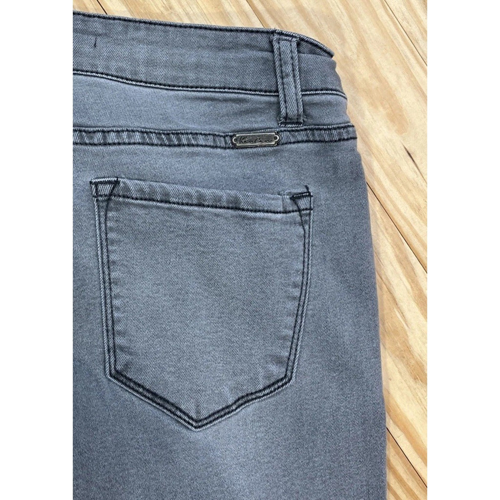 KanCan Gray Mid-Rise Classic Skinny Jeans Size 9/28