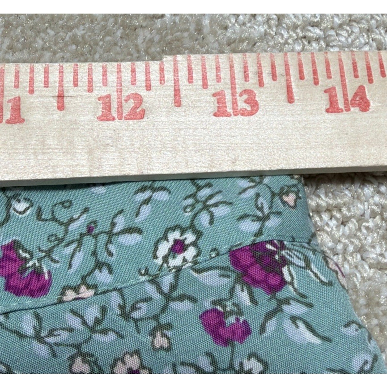 Gap Women’s Size 2 Green Purple Pink Floral Midi Skirt