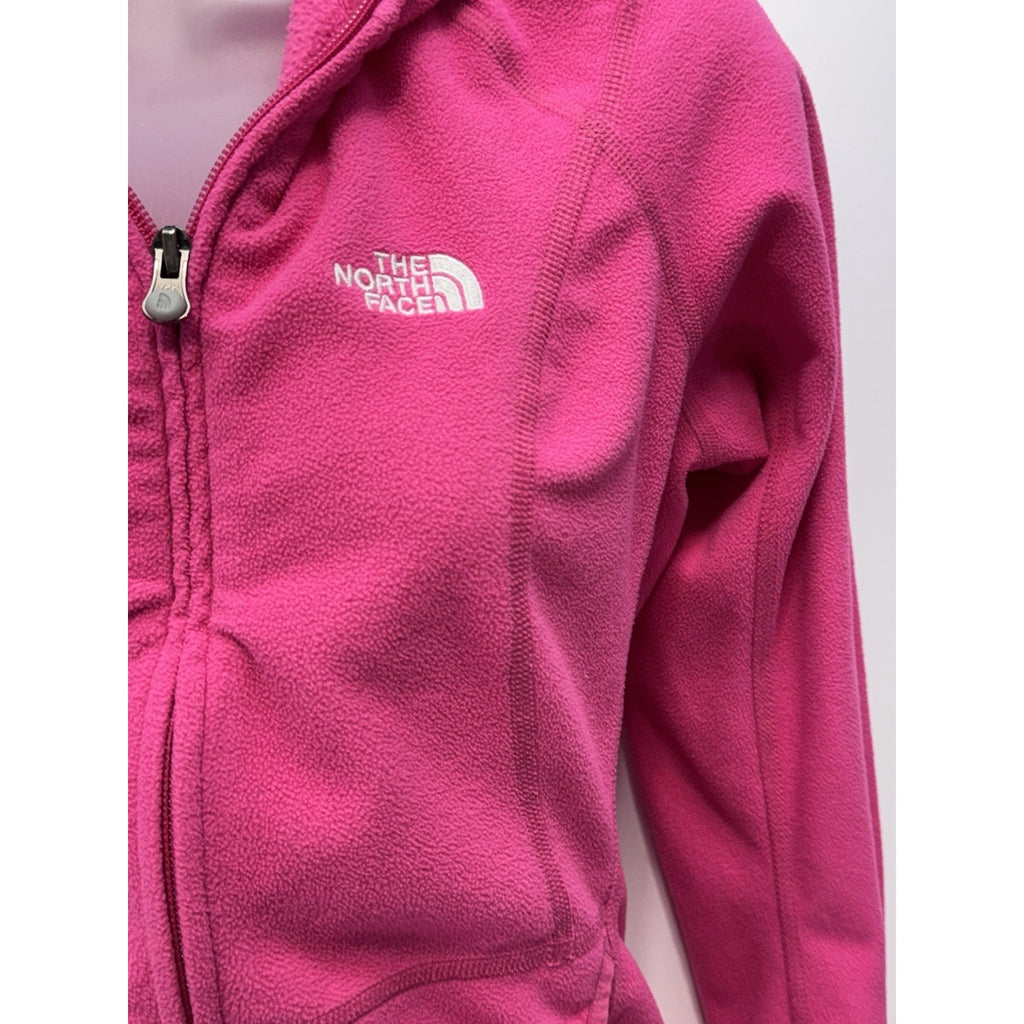 The North Face Pocket Hoodie Jacket Yoga Pilates Fleece Hot Pink Women’s Small