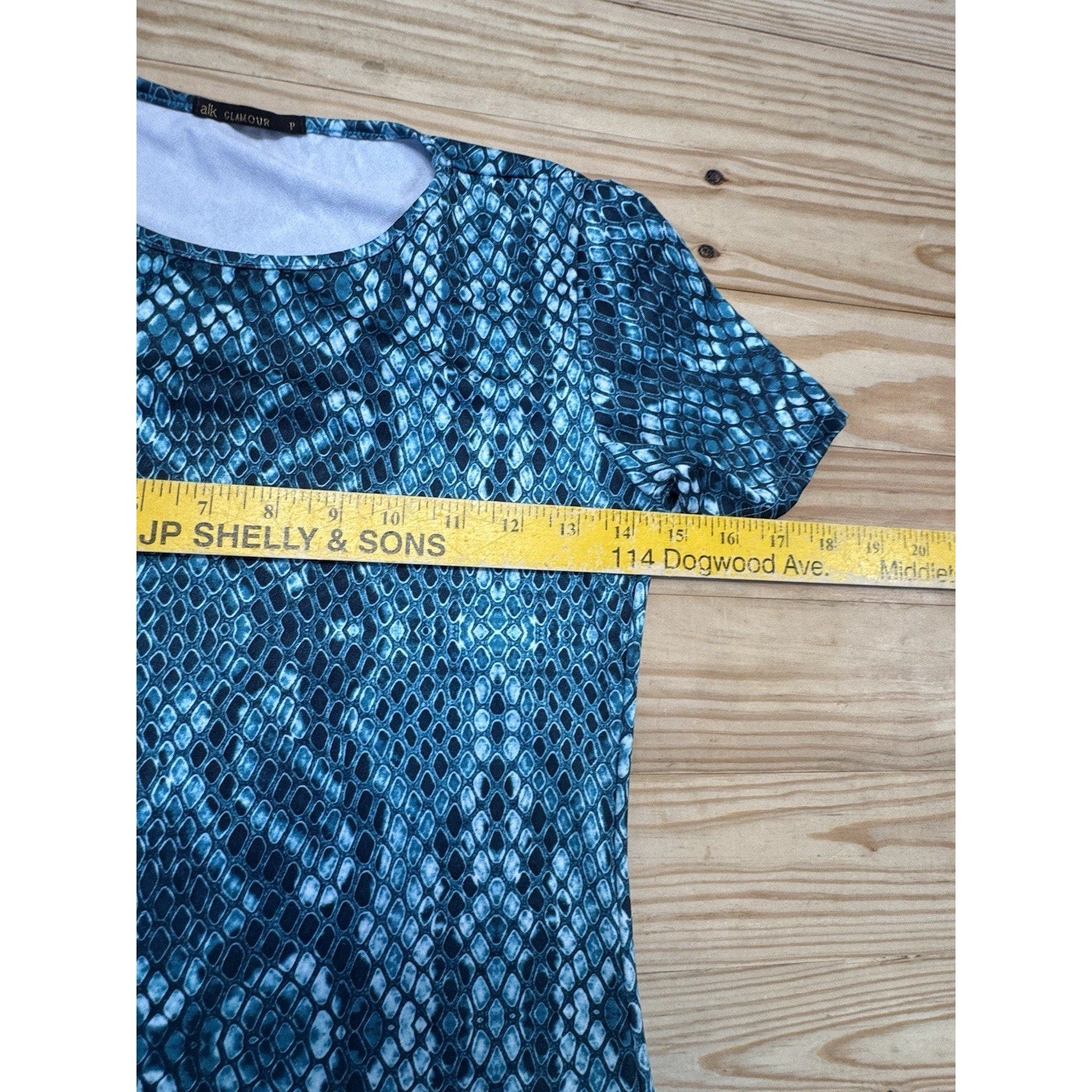 ALK Glamour Mermaid Animal Print Dress Women’s Small Petite