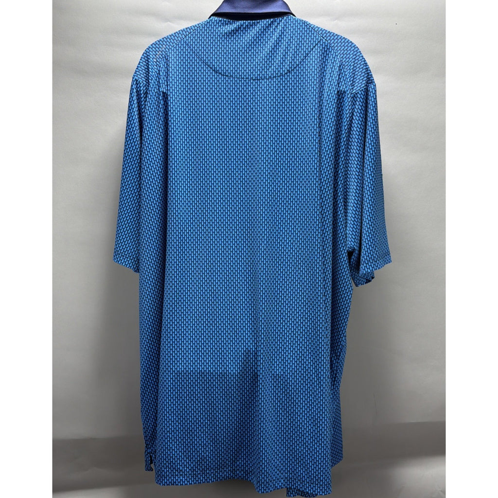 Callaway Opti Dri Blue Polo Golf Shirt Performance Stretch Men's 4XLT