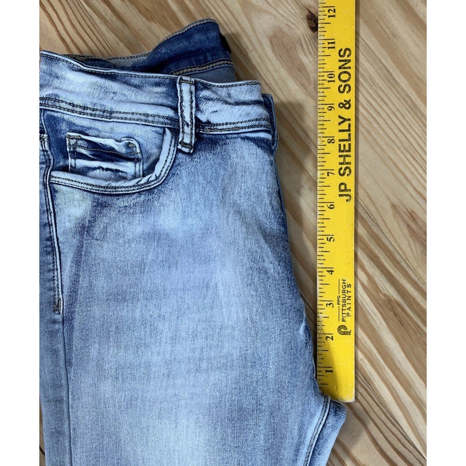 Bamboo Skinny Blue Denim Jeans Juniors 13 Light Blue