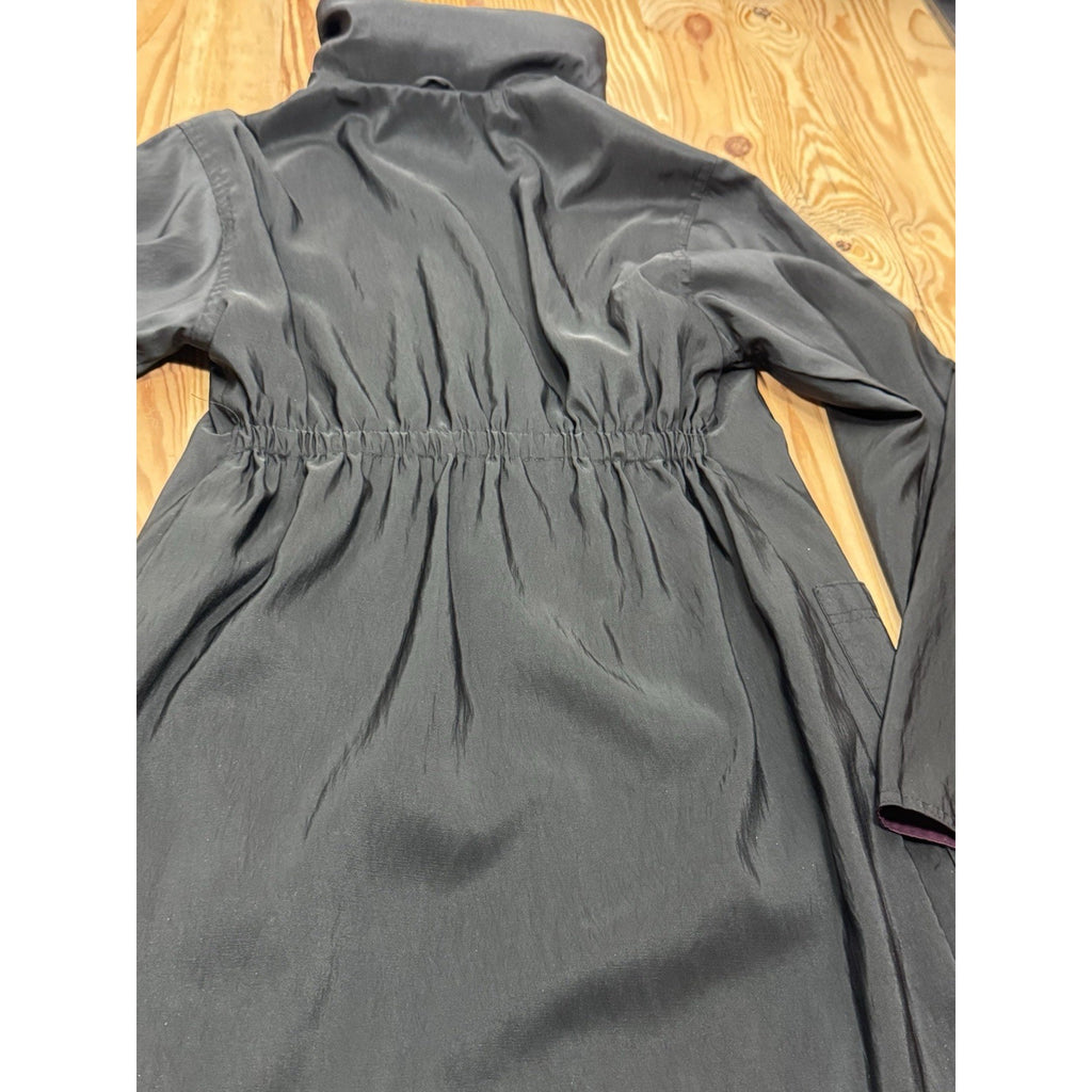 Magellan Reversible Jacket Womens Size 1 S/M Hood, Black and Wine USA