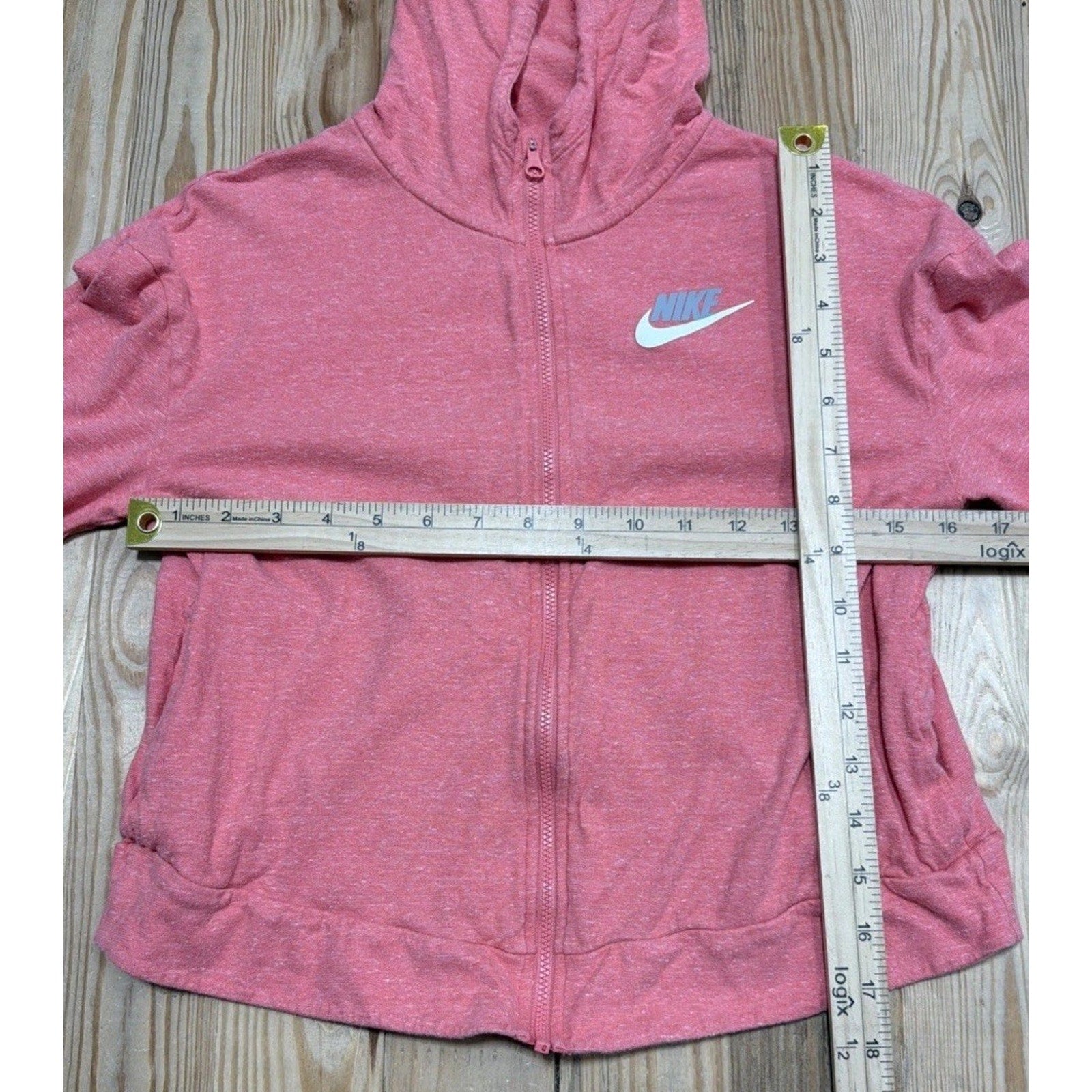 Nike Sweater Kids Lightweight Pink Hoodie Sweatshirt Girls Large Youth