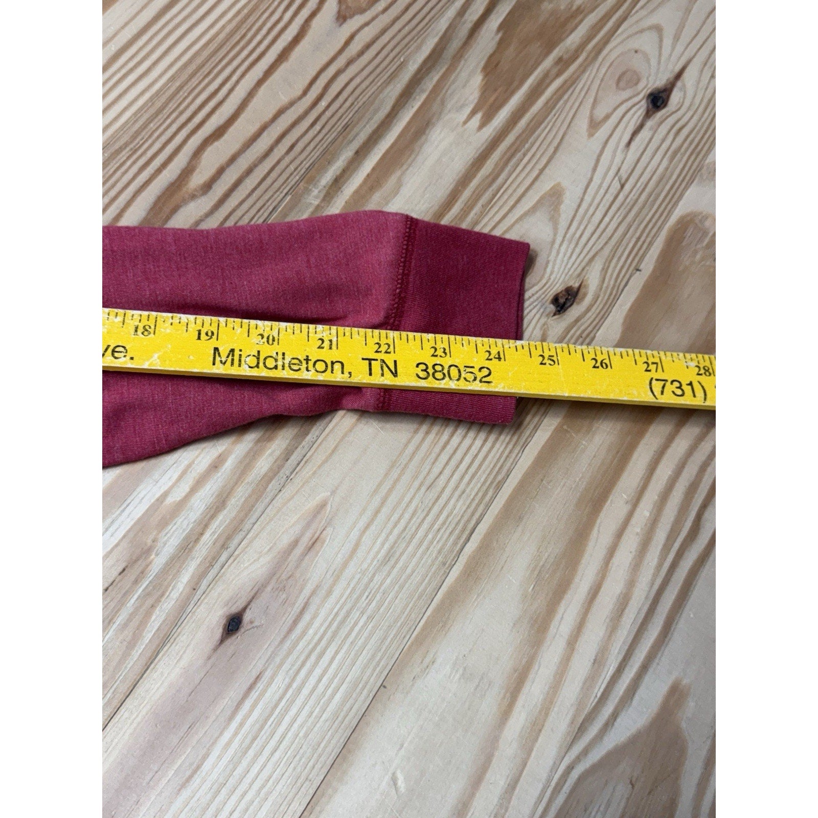 Long Sleeve Shirt Old Navy Red Classic Soft Washed Long Sleeve T-Shirt Men’s XL