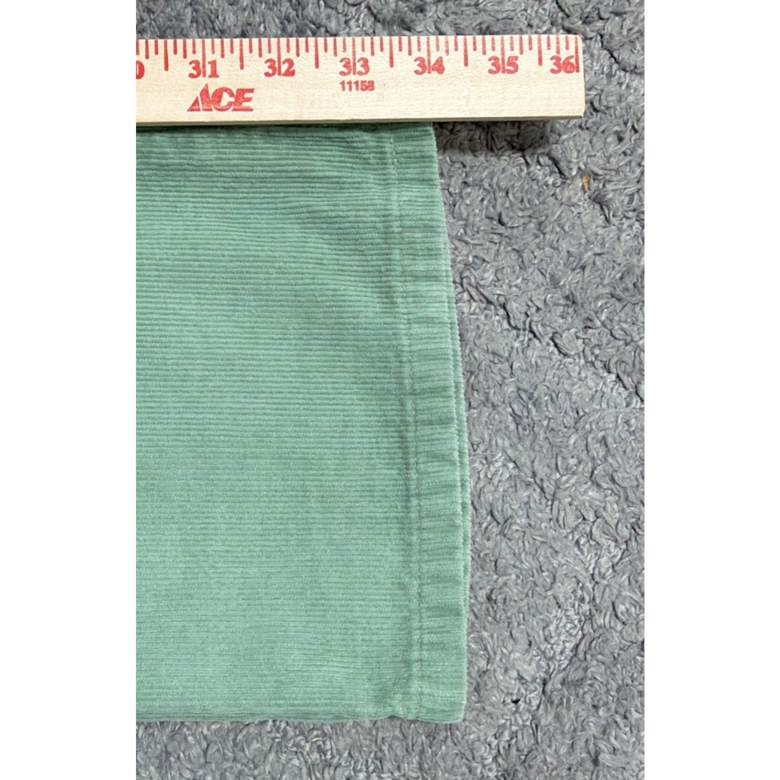 Vintage Polo Jeans Co Ralph Lauren Corduroy Flare Pants Green Size 6 32x34