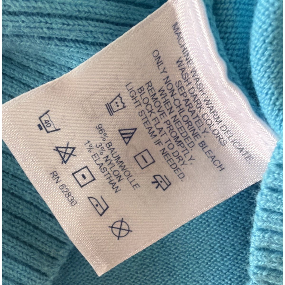 Lands' End Womans M 8-10 Cardigan Sweater Long Sleeve Stretch