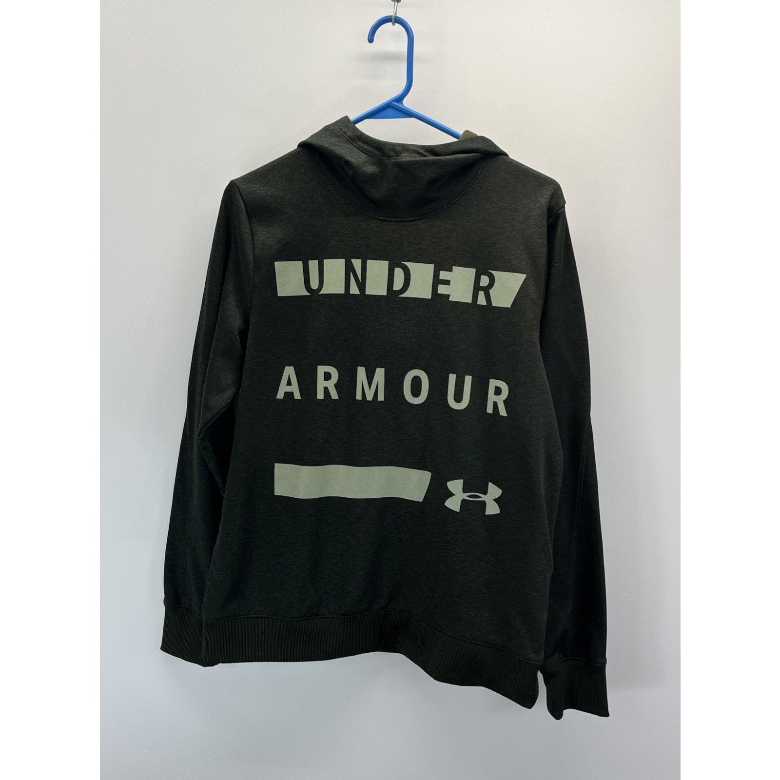 UNDER ARMOUR COLDGEAR LOOSE FIT PULLOVER HOODIE HOODED SWEATSHIRT M Army Green