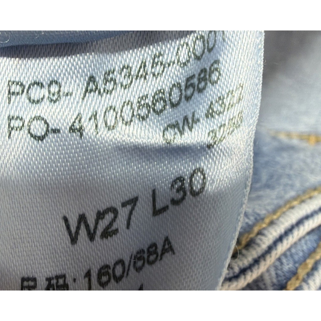Levi's 721 Women's High Rise Skinny Jeans Seamed front Medium Wash 4 Short New