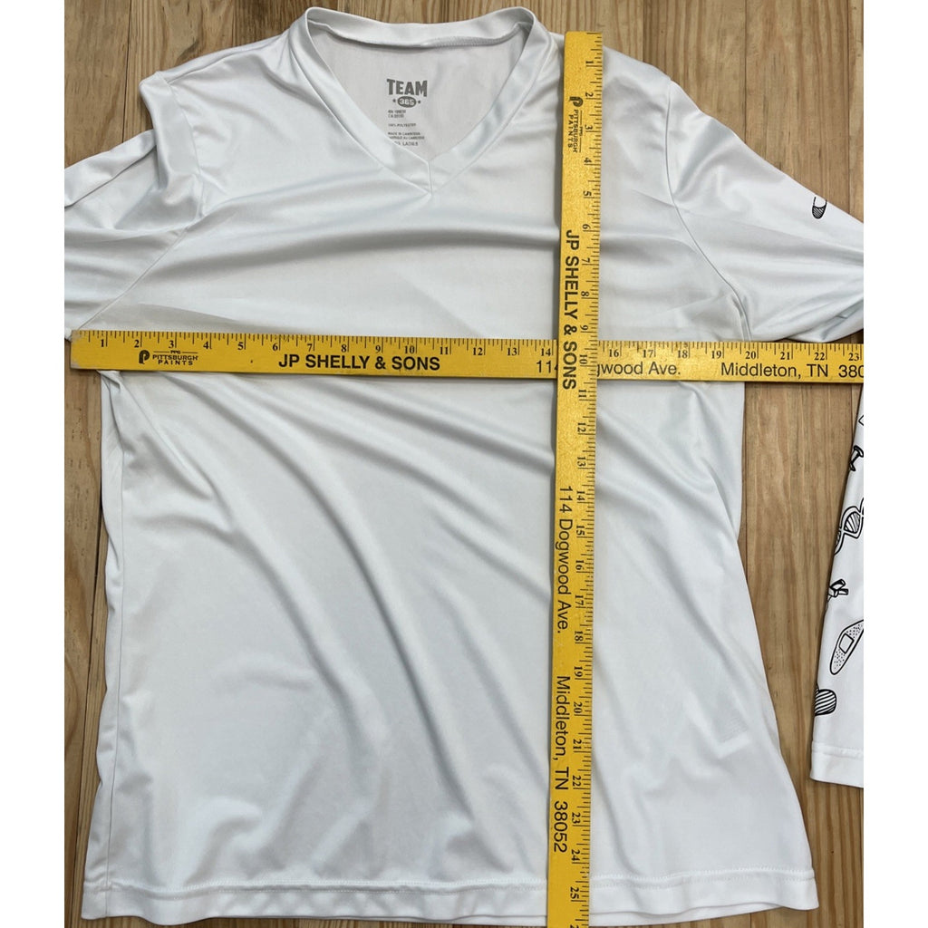 Women’s Custom Zone Team 365 Longsleeve Medical Themed Size XL