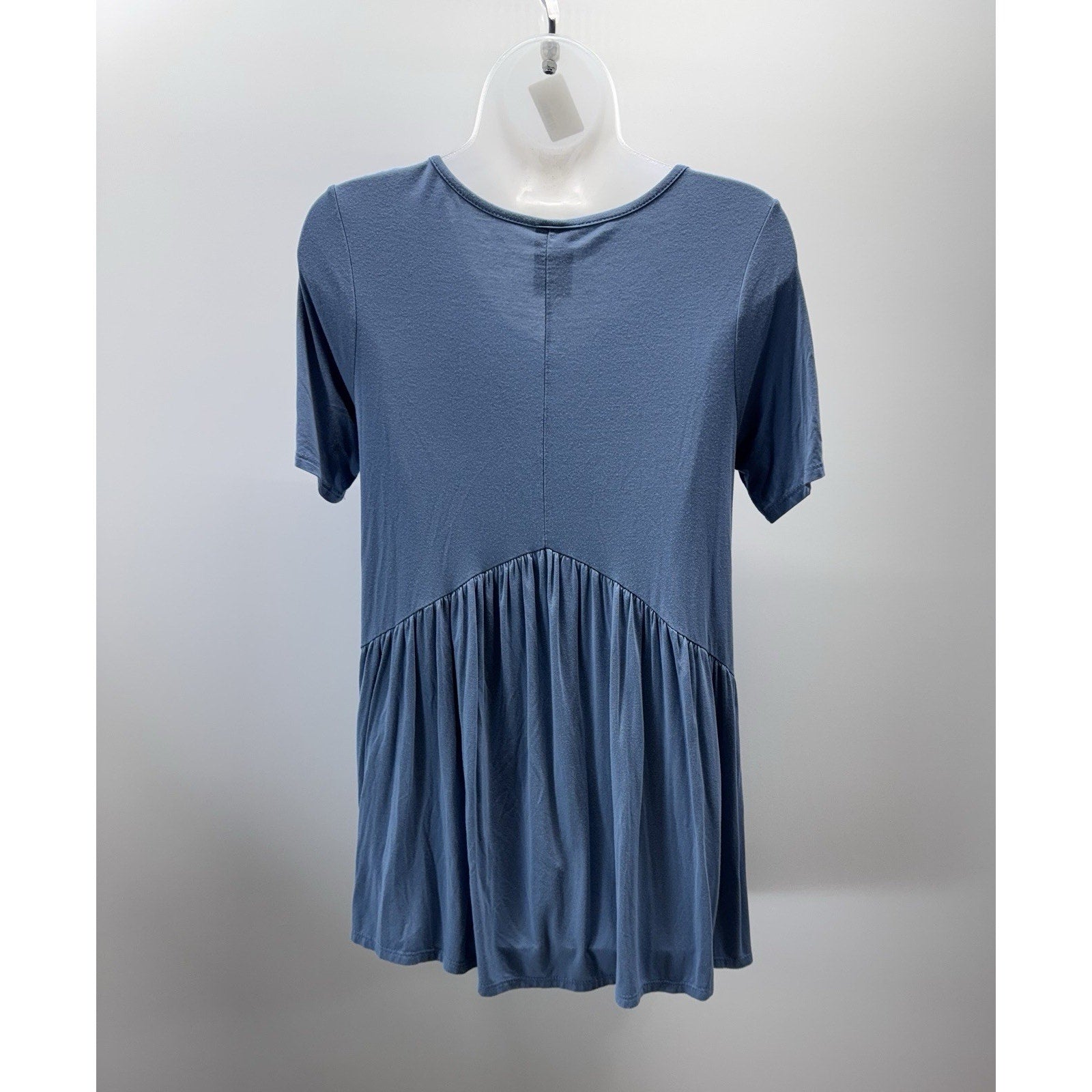 Agnes & Dora Blue Muse Tunic Ruffled Women’s Size Small Blouse