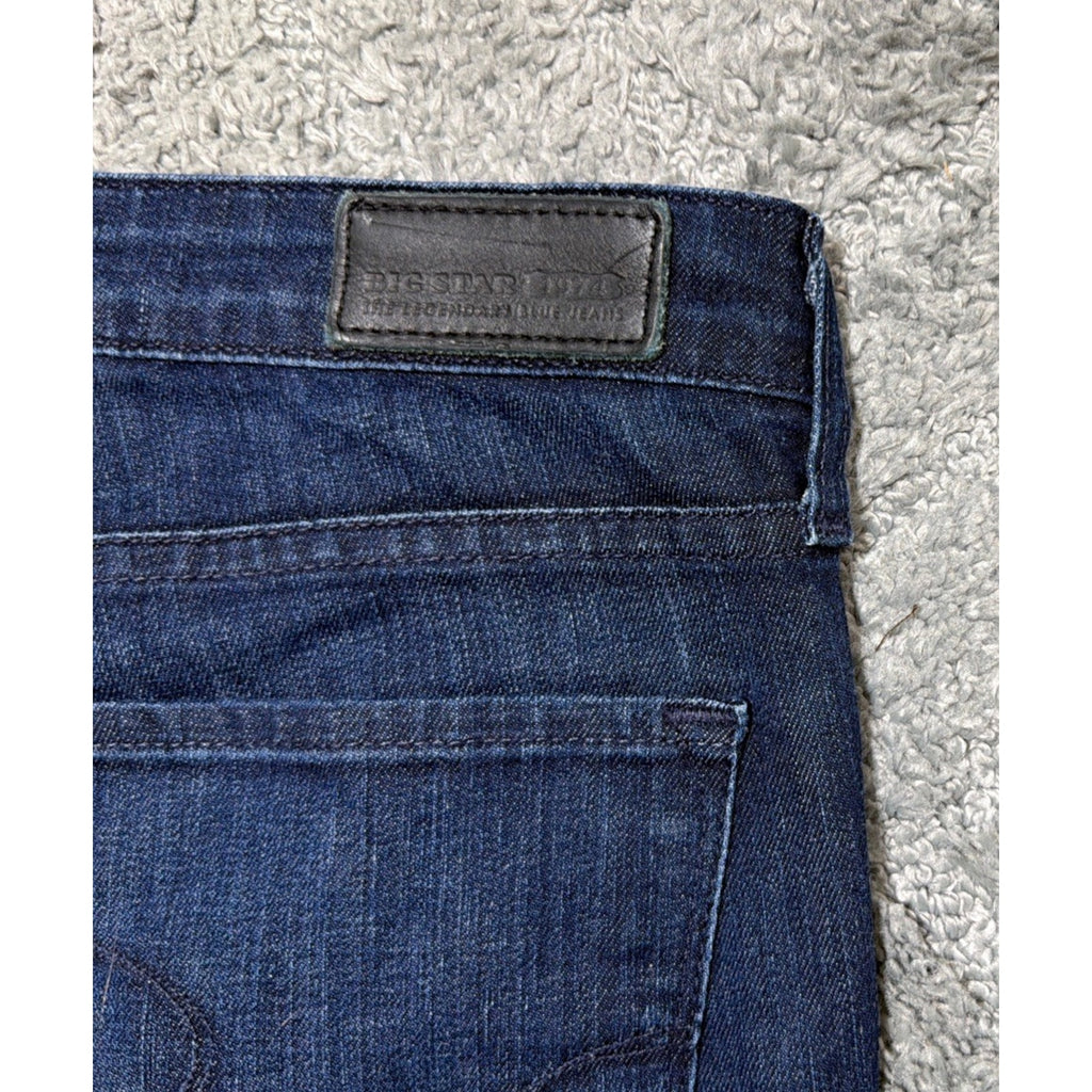 Big Star Alex Skinny Jeans Women's 30 Dark Wash Blue Stretch Denim Pant