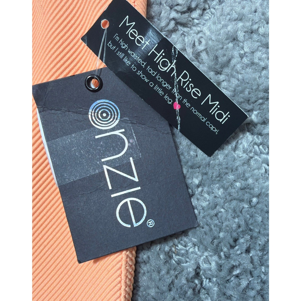 Onzie CANTALOUPE Sweetheart High Rise Midi Legging, Size S/M New