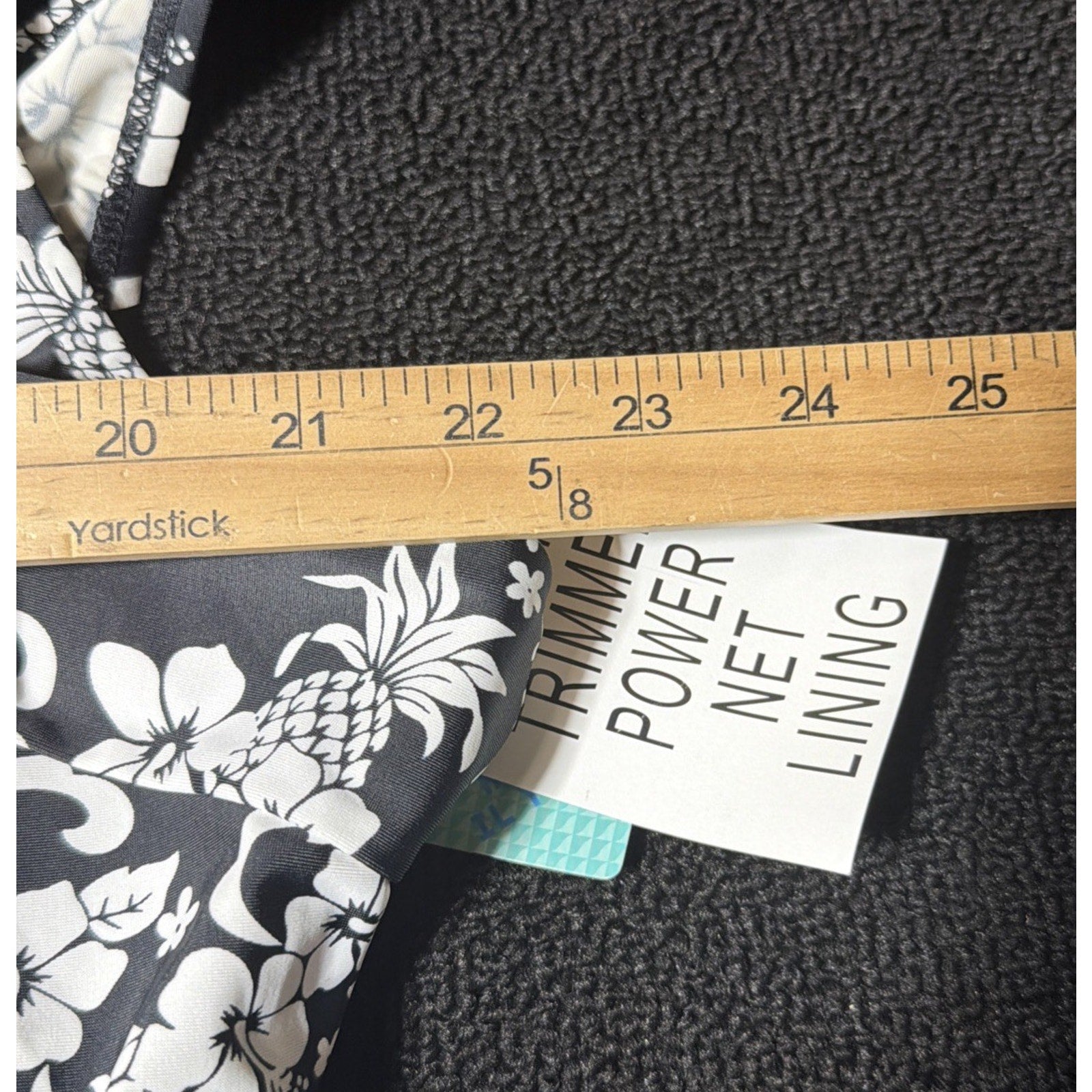 Blair Swimsuit 24W One Pc Romper Black White Tie Waist Built In Bra Brief NWT
