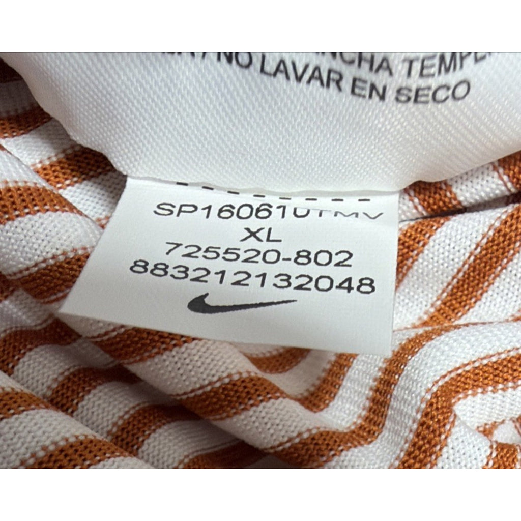 Nike Golf Polo Dri Fit Striped Athletic Golf Shirt Mens XL Memphis Golf Classic