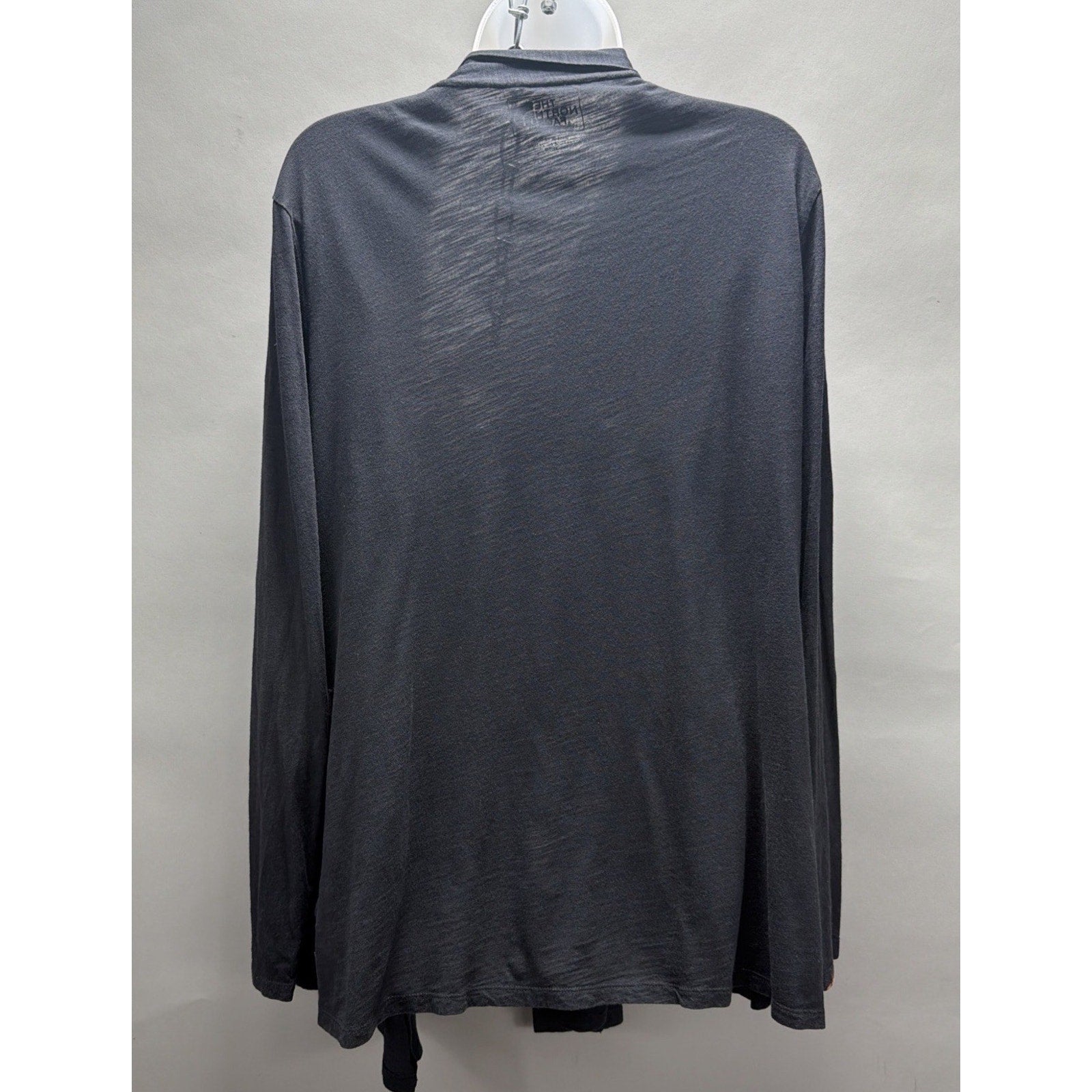 The North Face Cardigan Sweater Womens XL Black Open Front Lightweight