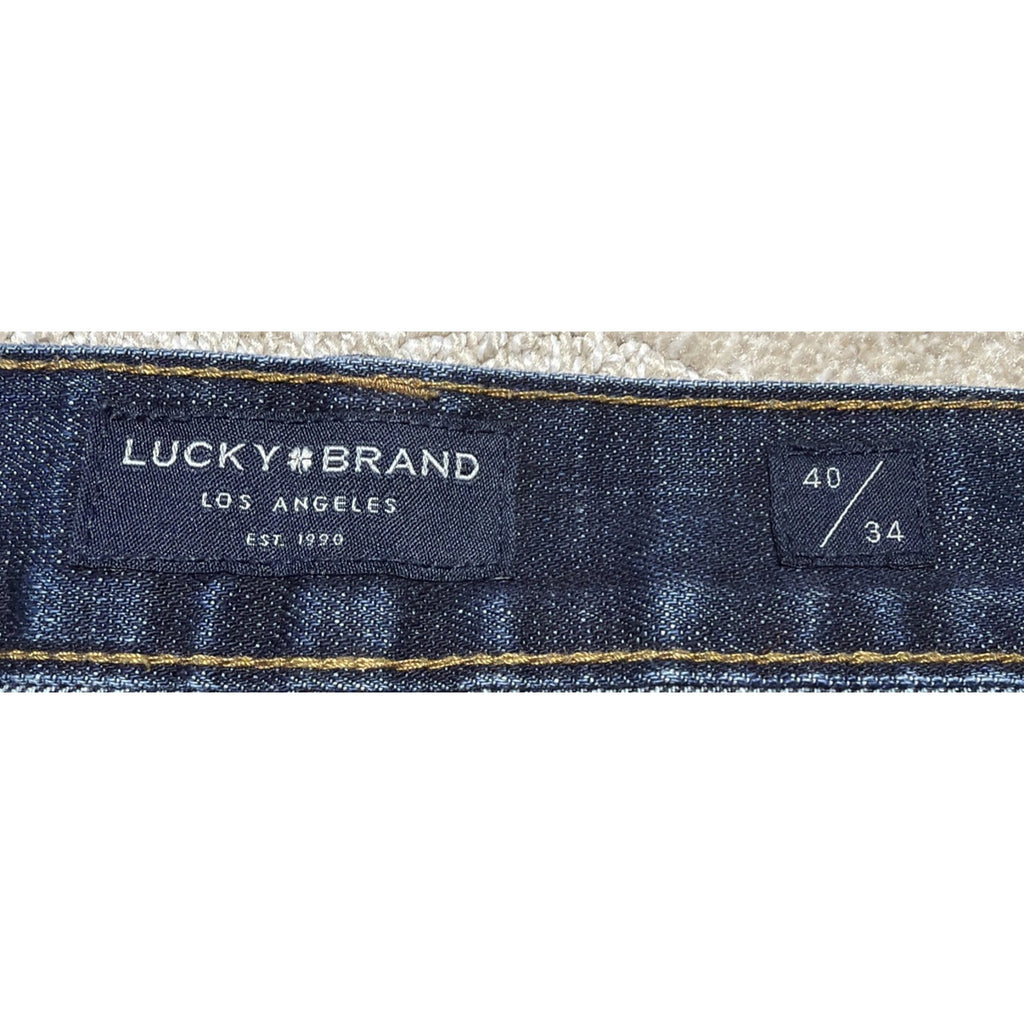 Lucky Brand 329 Classic Straight Dark Wash Jeans Men’s 40x34 Excellent