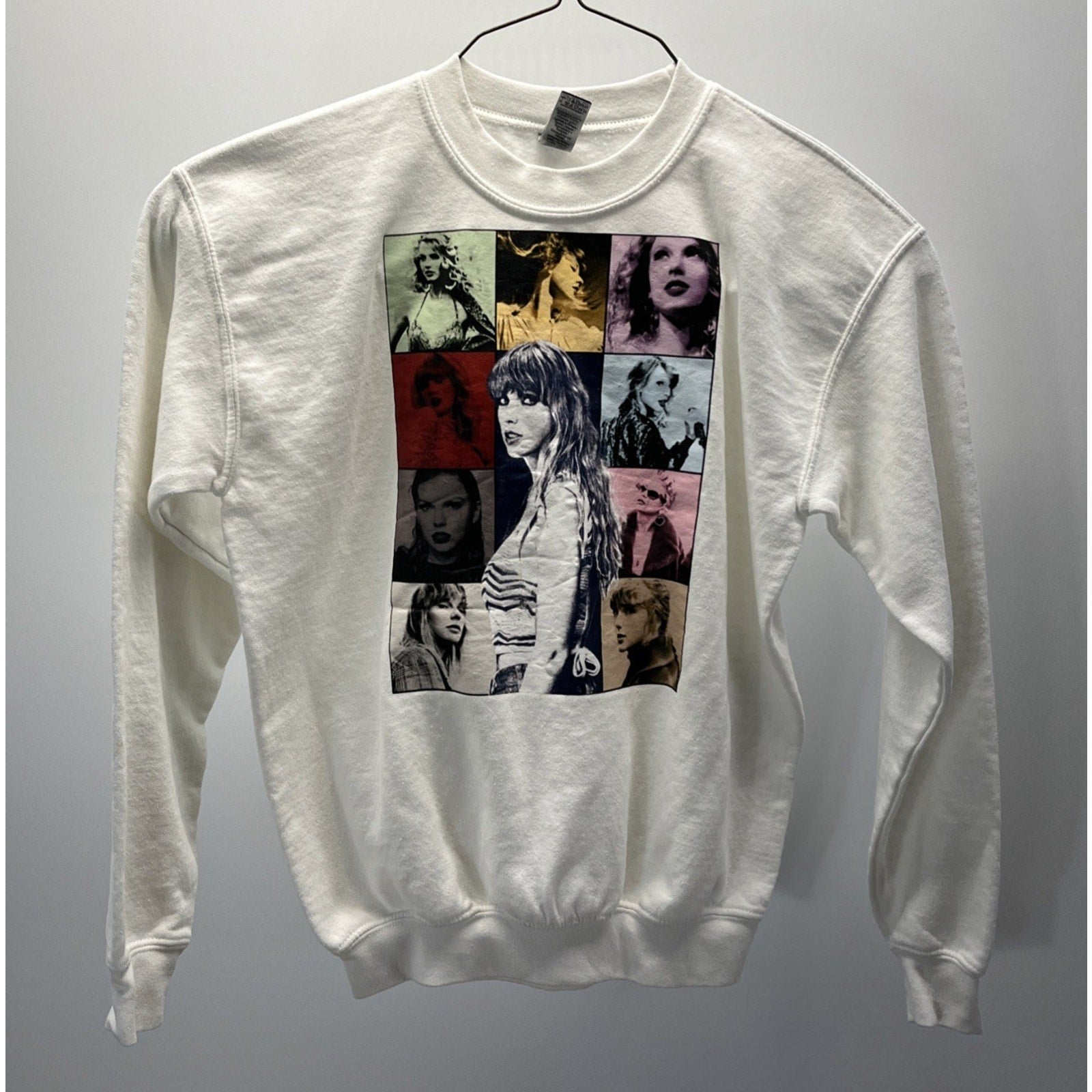 Taylor Swift The Eras Tour Remake Sweater Cream With Colored Taylor L