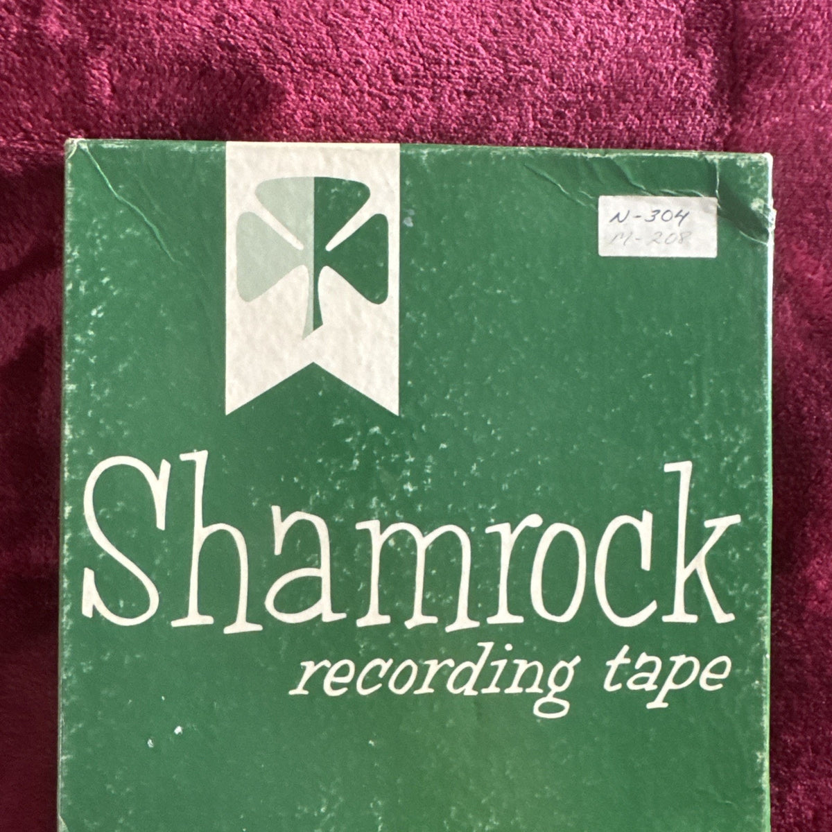 Vtg Shamrock Reel-to-Reel Recording Tape - 7 In X 1/4 IN. x 1800 ft