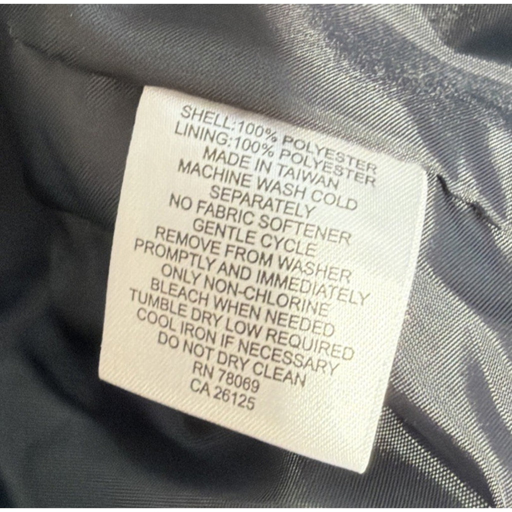 Ashworth Nano Tex Black Windbreaker Golf Men's Size XL Water Resistant