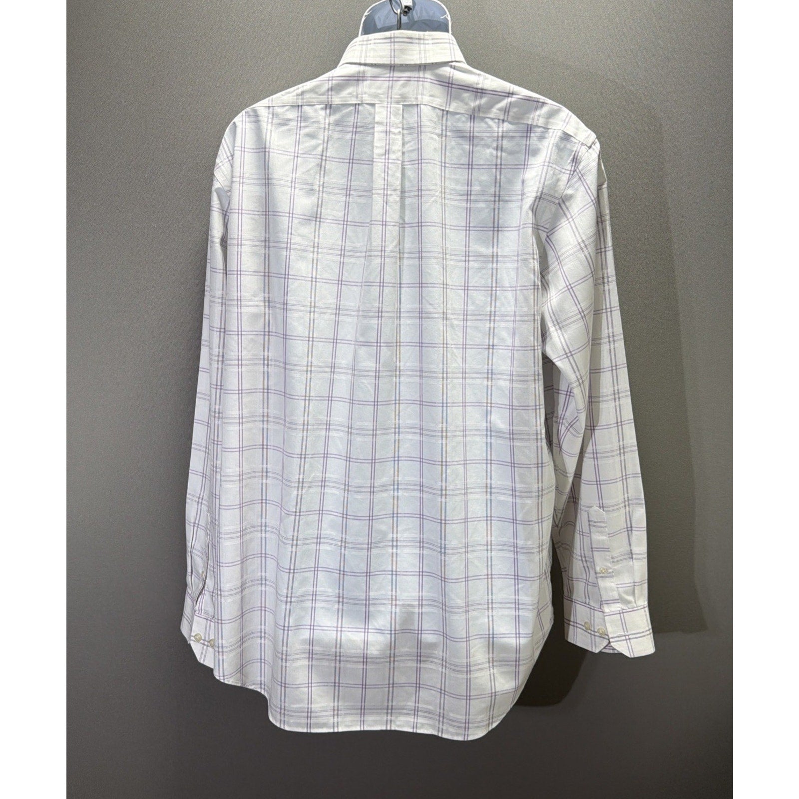 Banana Republic Non-iron Classic Fit Men’s Window Pane dress shirt size XL