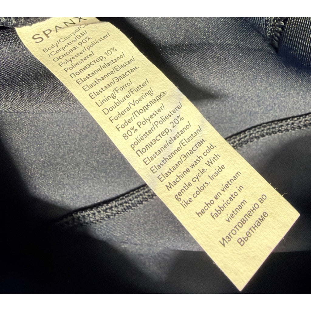 SPANX Women's Faux Suede Leggings Classic Navy New